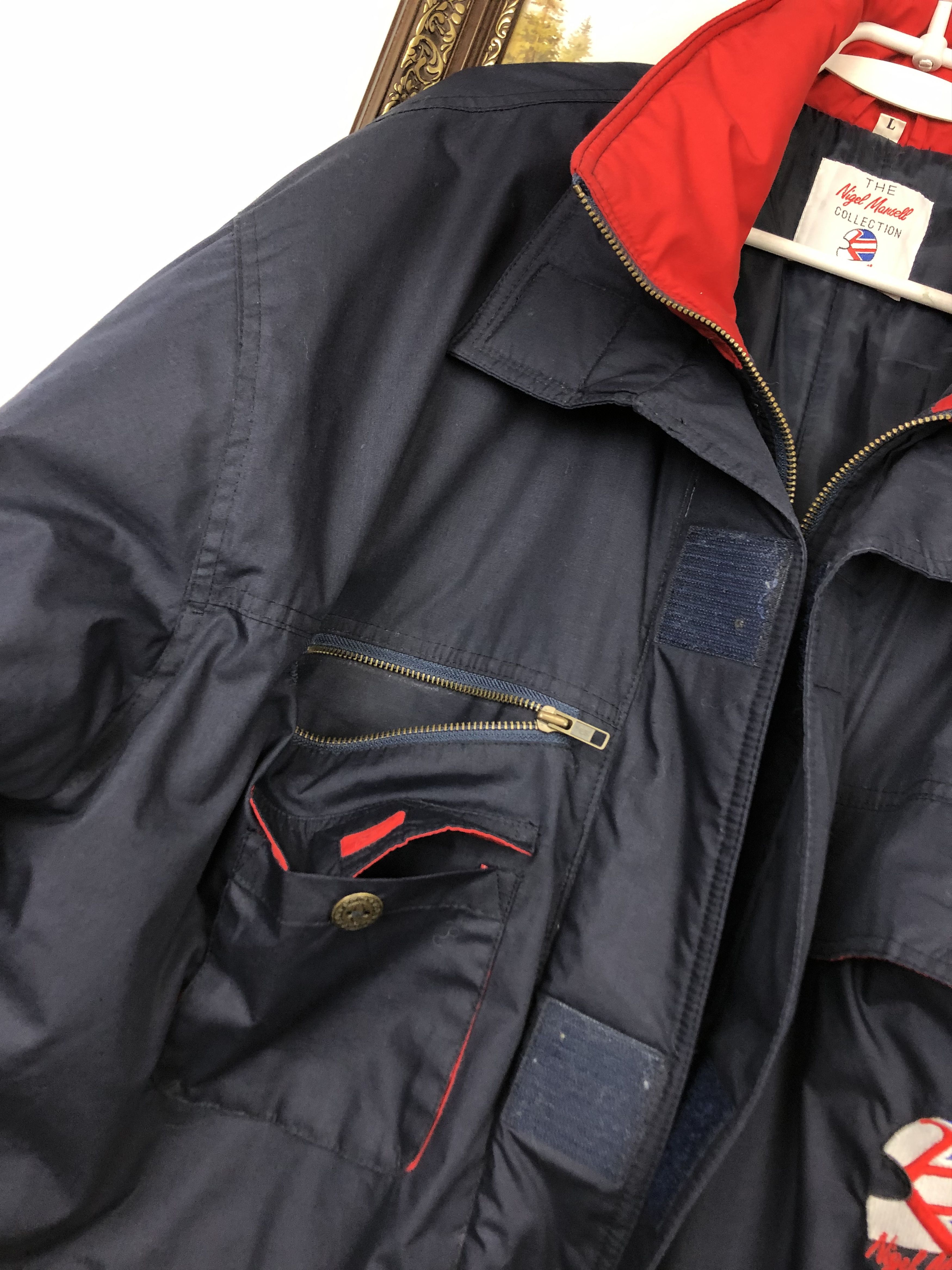 Vintage Vintage 90's Nigel Mansell Formula One Bomber Jacket Mens Size US L / EU 52-54 / 3 - 6 Thumbnail