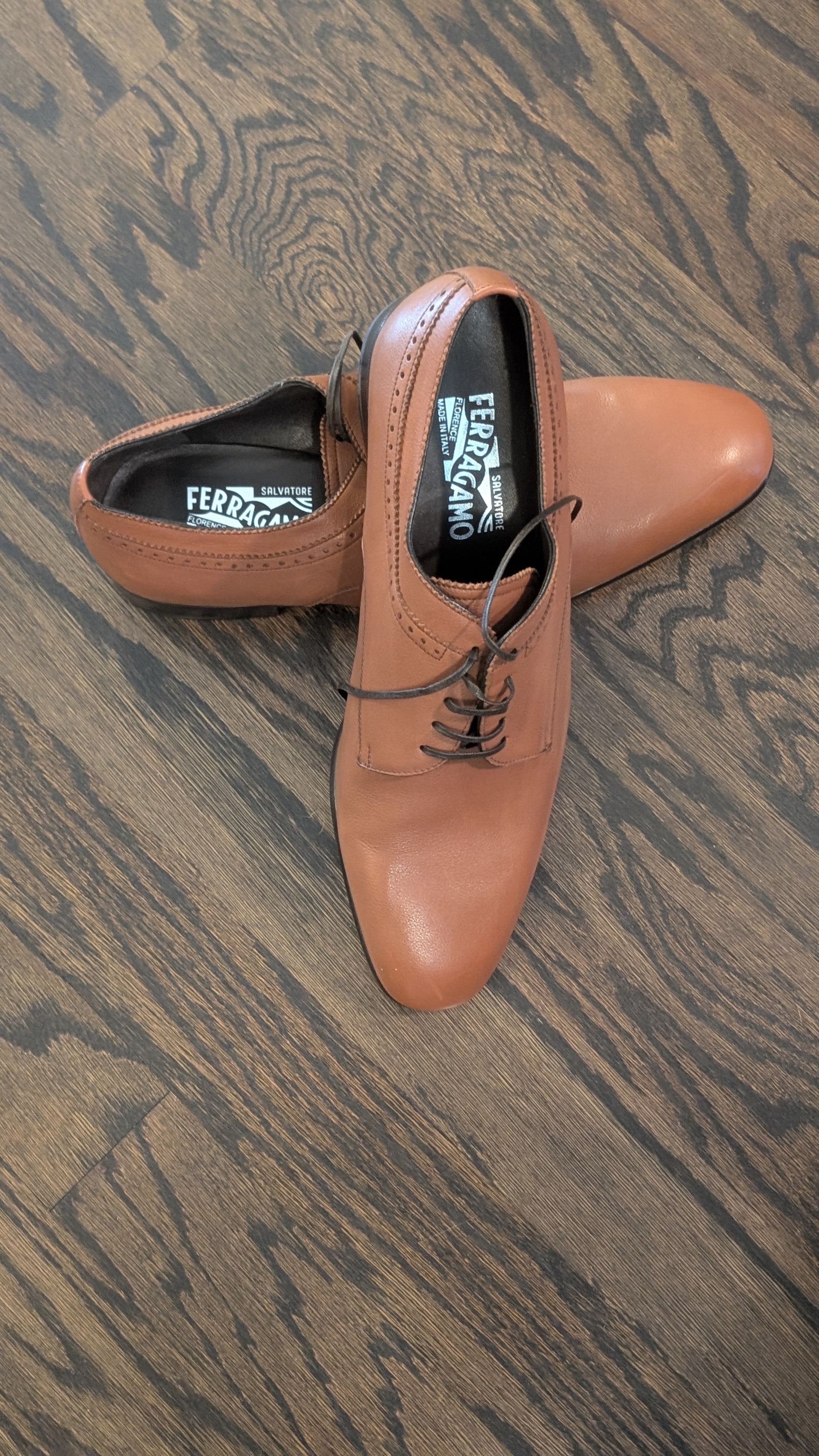 Salvatore Ferragamo Salvatore Ferragamo Derby Shoes Size US 11.5 / EU 44-45 - 10 Thumbnail