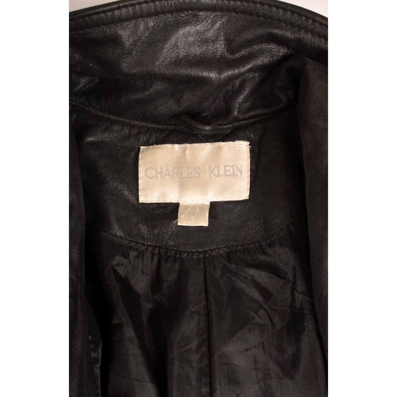 Vintage Charles Klein Vintage Black Leather Coat Mens Coat Size S Black 100% Leather Made in Korea Overcoat Vintage Leather Coat Size US S / EU 44-46 / 1 - 6 Thumbnail