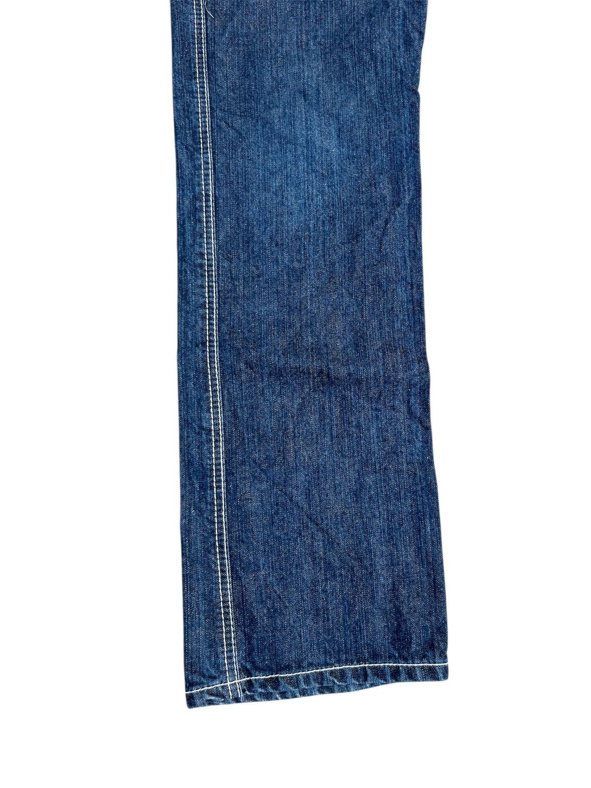 Japanese Brand 🔥VERY RARE🔥BACK RUSH Punk Triple Waist Denim Size US 28 / EU 44 - 6 Thumbnail