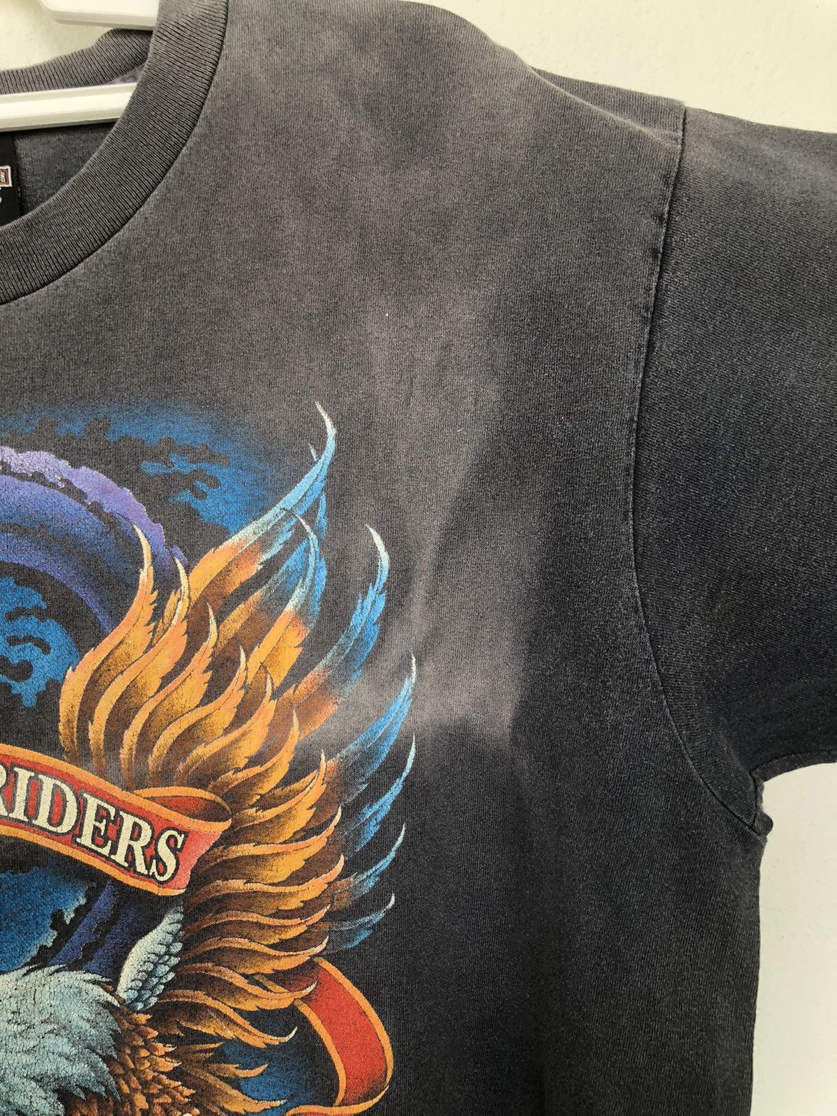 Harley Davidson Vintage 90s Harley Davidson Sun FADED Tee Size US XL / EU 56 / 4 - 7 Thumbnail