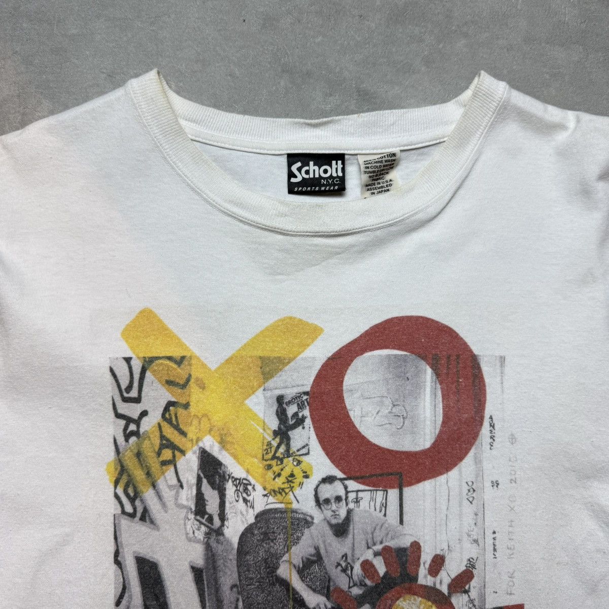 Schott Vintage Schott x Keith Haring Longsleeve T Shirt Size US M / EU 48-50 / 2 - 4 Thumbnail