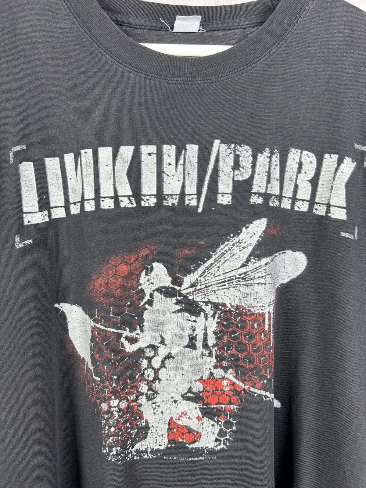 Band Tees Rare! Vintage 2002 Linkin Park Hybrid Theory Album T-Shirt Size US XL / EU 56 / 4 - 5 Thumbnail
