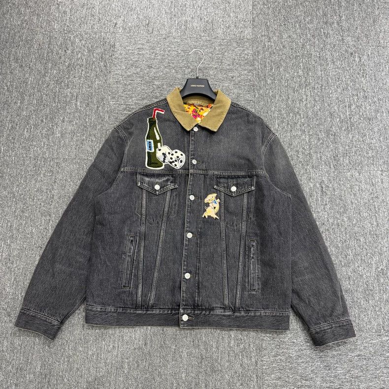 Gucci Gucci Embroidered Denim Jacket Size US L / EU 52-54 / 3 - 1 Thumbnail