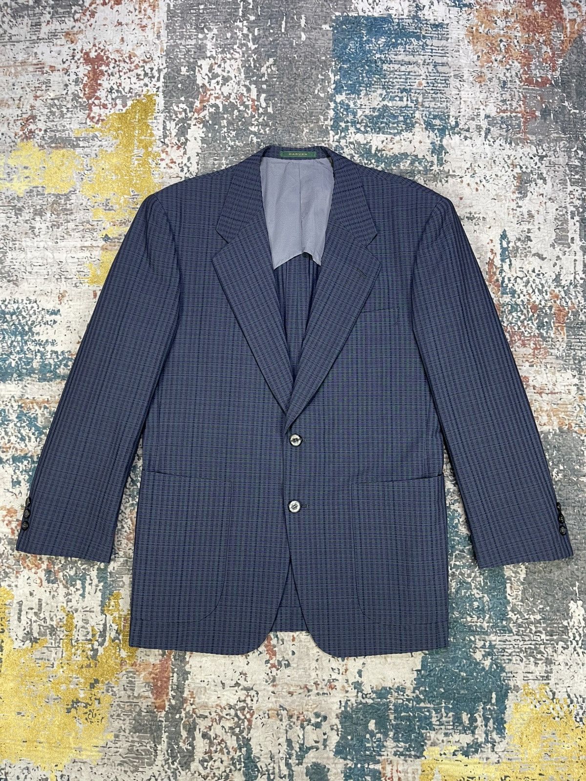 Carven Carven Paris Loisir Waffle Woven Blazers Size US M / EU 48-50 / 2 - 1 Thumbnail