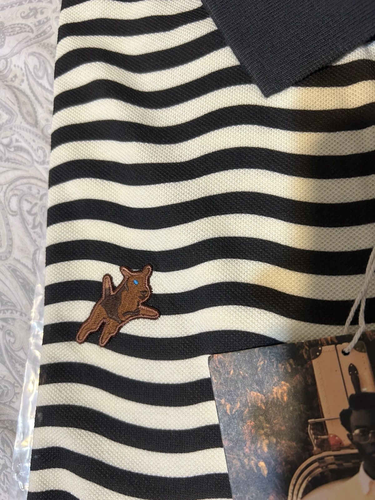 Golf le Fleur Golf Le Fleur Darryl Striped Polo Black XL Size US XL / EU 56 / 4 - 2 Thumbnail