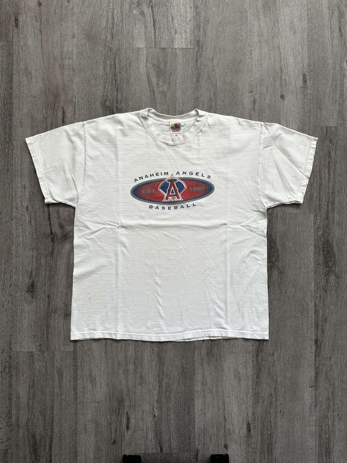 MLB 90s Vintage MLB Anaheim Angels Baseball Shirt Size US XL / EU 56 / 4 - 1 Thumbnail