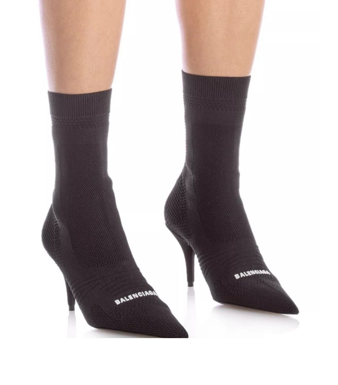 Balenciaga Balenciaga Women's Knife 2.0 Knit High Heel Booties Size US 5.5 / IT 35.5 - 4 Thumbnail