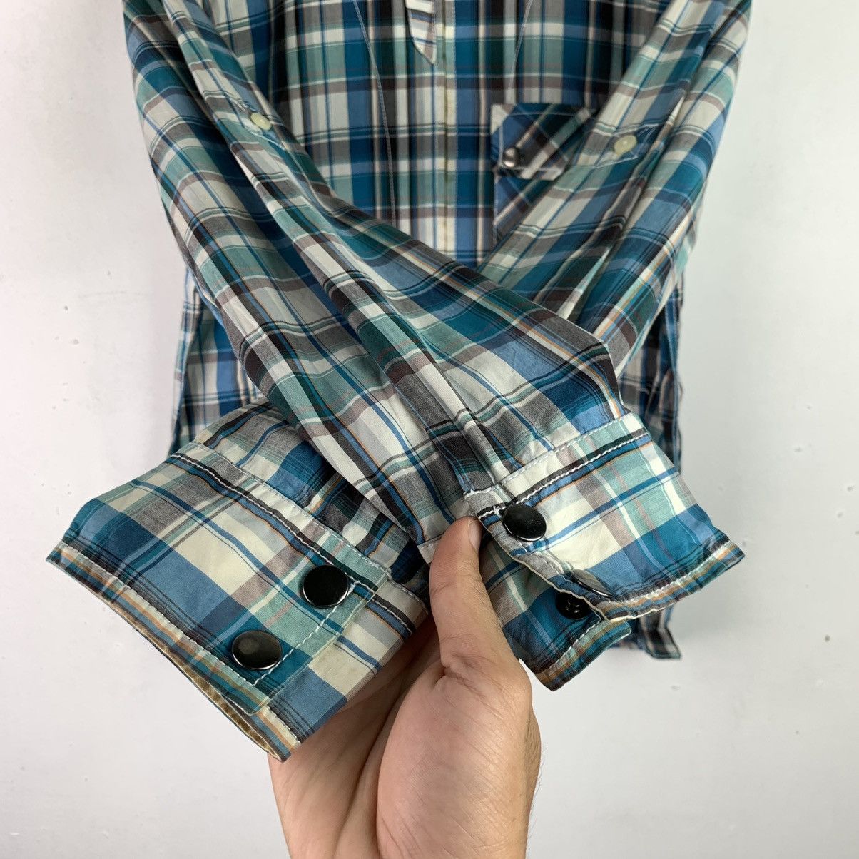 Japanese Brand × Vintage Vintage Back Number Checked Jacket Size US L / EU 52-54 / 3 - 8 Thumbnail