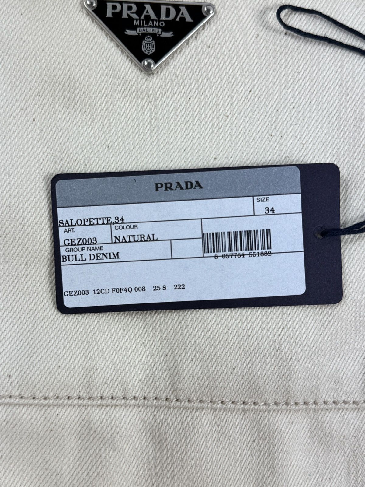 Prada PRADA DENIM OVERALL Size US 34 / EU 50 - 10 Thumbnail