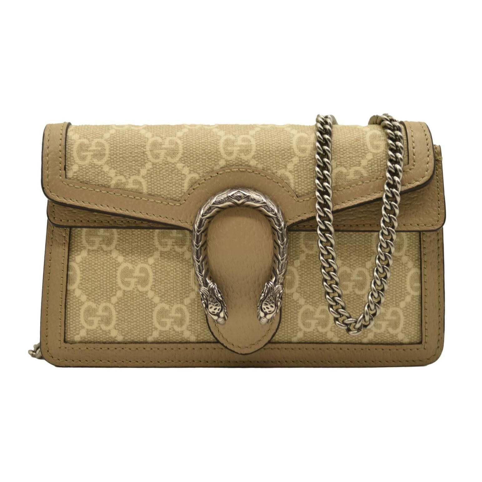 Gucci Gucci GG Supreme Monogram Textured Dollar Calfskin Super Size ONE SIZE - 1 Thumbnail