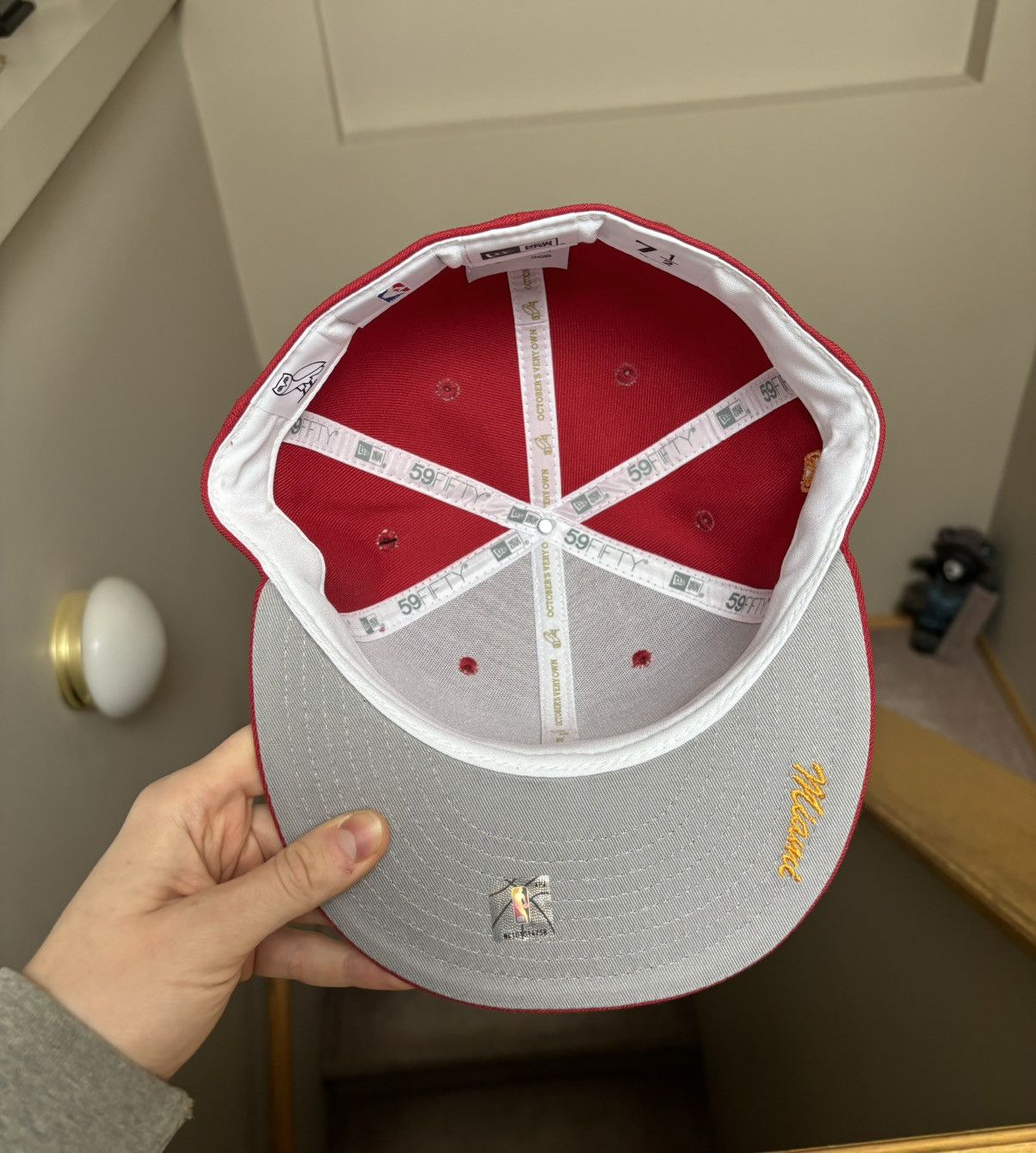 NBA × New Era × October's Very Own OVO x New Era x Miami Heat Fitted Hat Size ONE SIZE - 4 Thumbnail