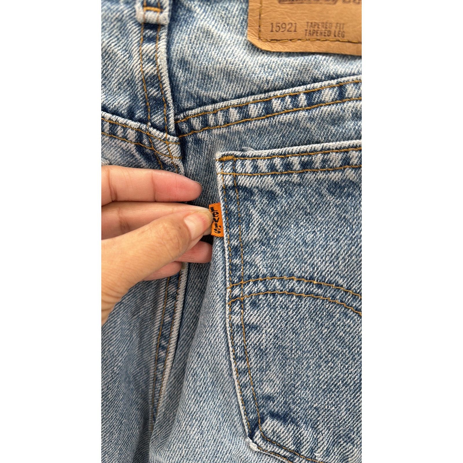 Levi's Vintage Levi’s orange tab tapered leg tapered high waisted Size 32" / US 10 / IT 46 - 7 Thumbnail