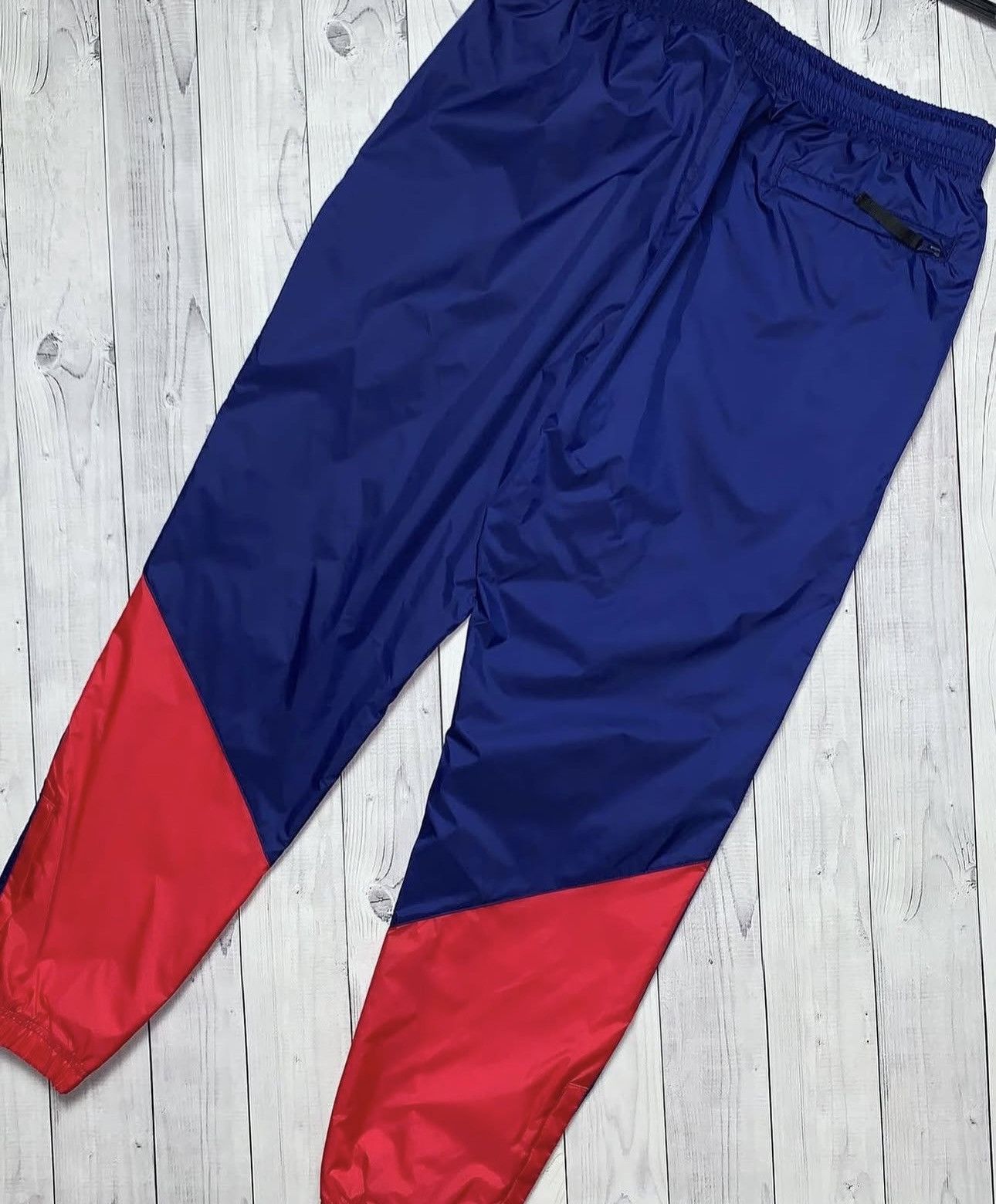 Nike × Vintage Vintage Nike joggers size M blue / Red logo drill Y2K Size US 32 / EU 48 - 3 Thumbnail