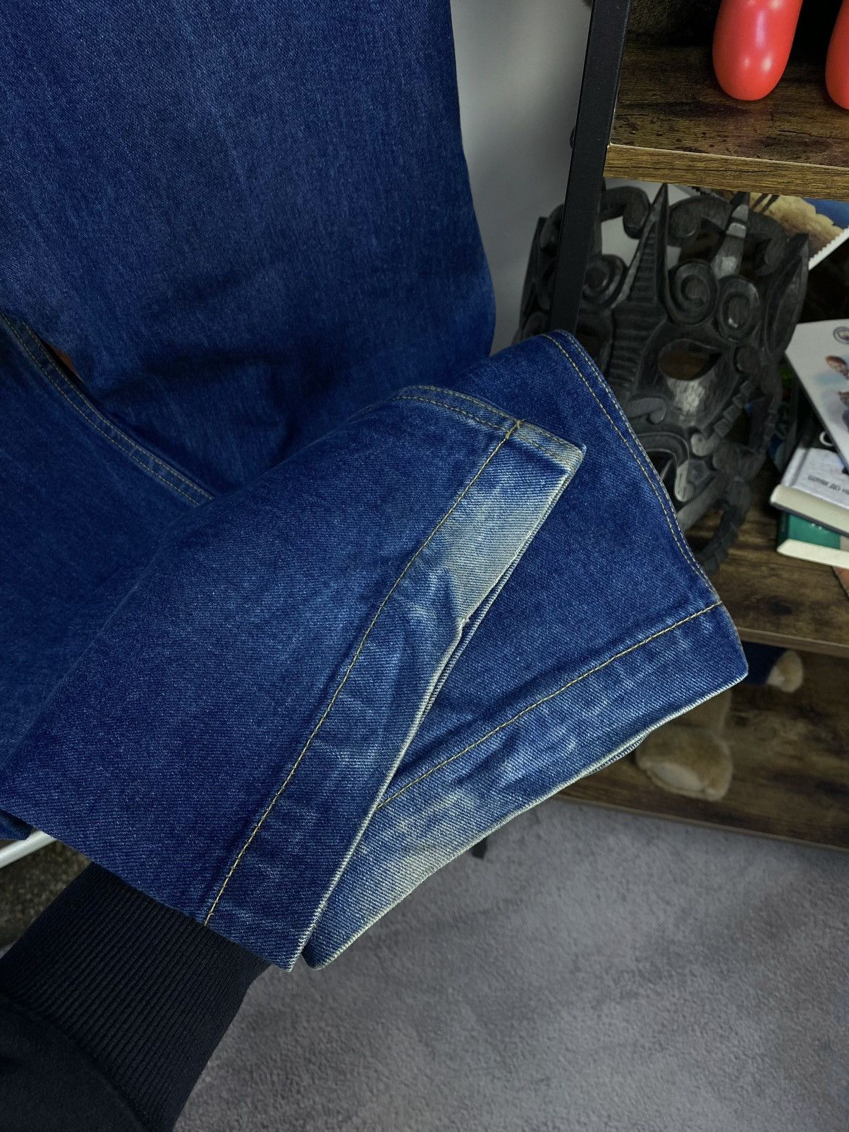 Karl Kani × Vintage Vintage Karl Kani Baggy Big Blue Jeans Size US 34 / EU 50 - 18 Thumbnail