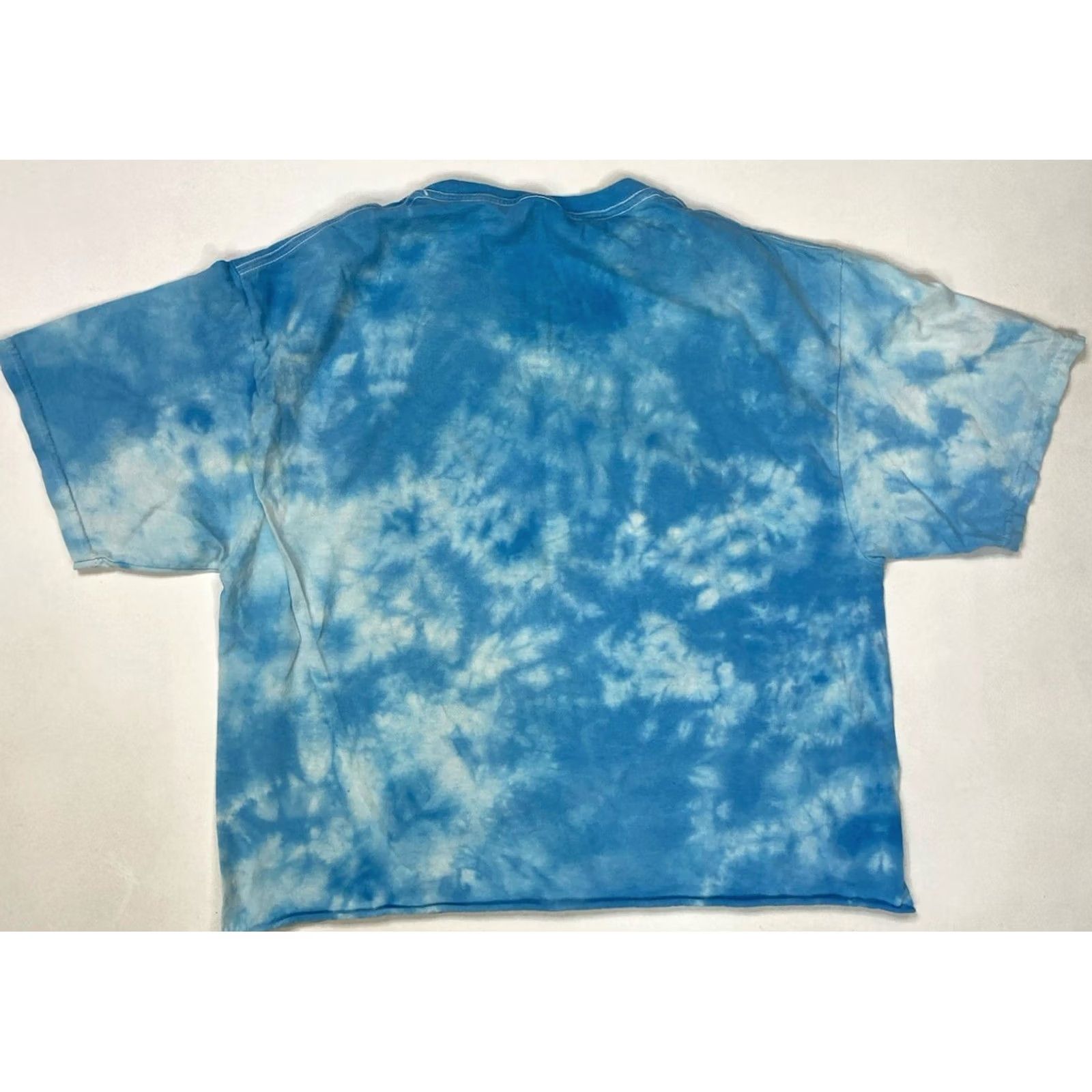 Vintage VINTAGE Pink Floyd Crop Graphic T-shirt Women Medium Blue Tie Dye Short Sleeve Music Size M / US 6-8 / IT 42-44 - 3 Thumbnail