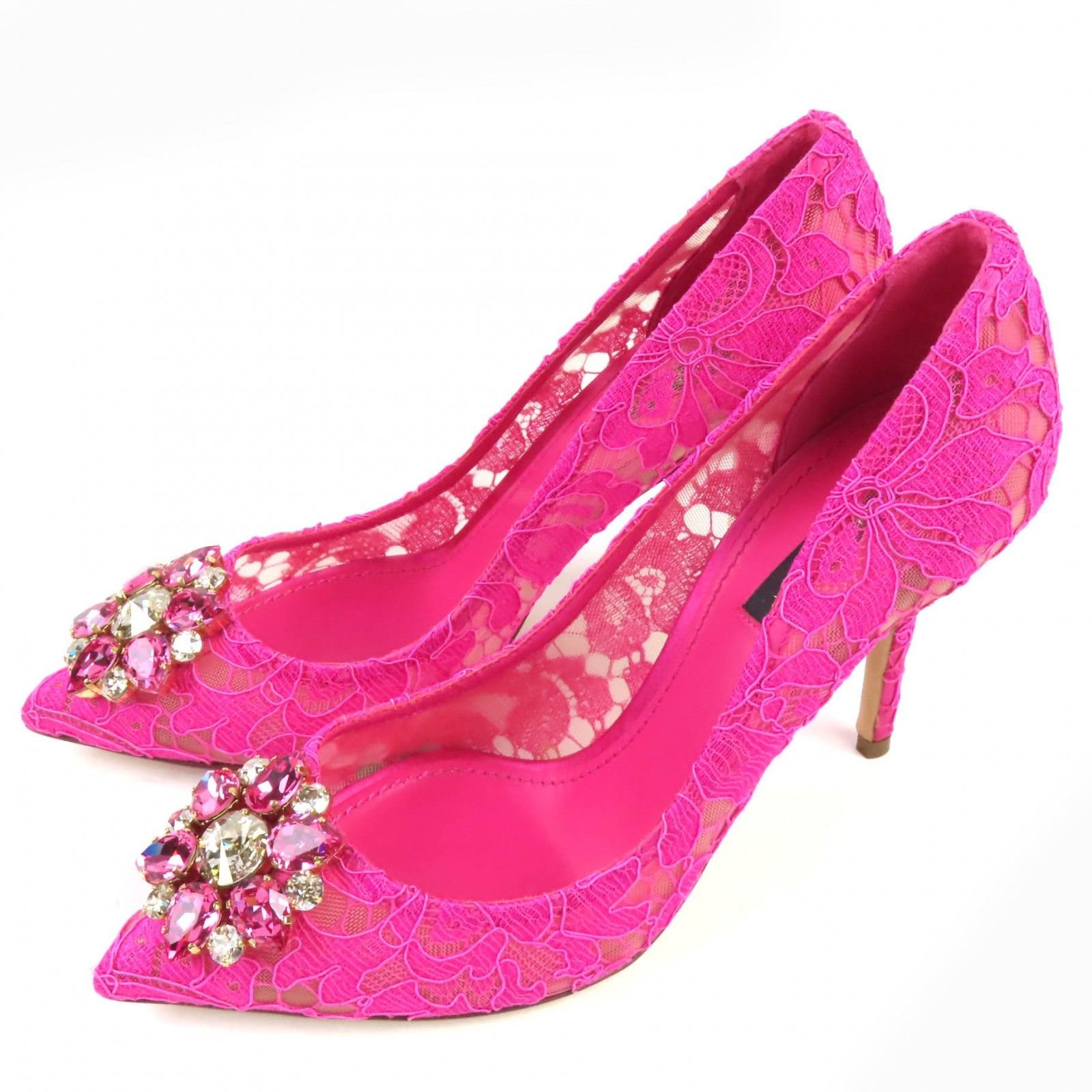 Dolce & Gabbana Dolce & Gabbana Dolce&Gabbana Taormina lace crystal pumps Others Shoes DUTY FREE for USA Size ONE SIZE - 1 Thumbnail