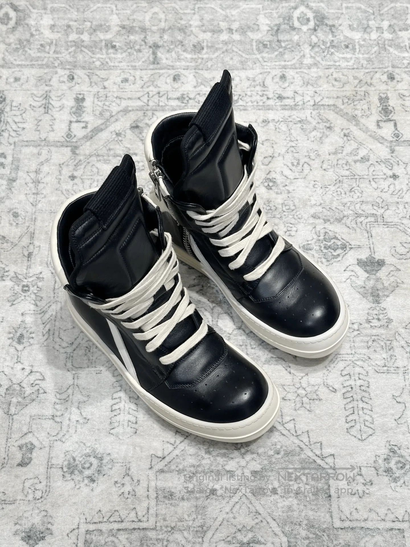 Rick Owens Rick Owens Classic Leather High-Top. Size US 5 / IT 35 - 2 Thumbnail