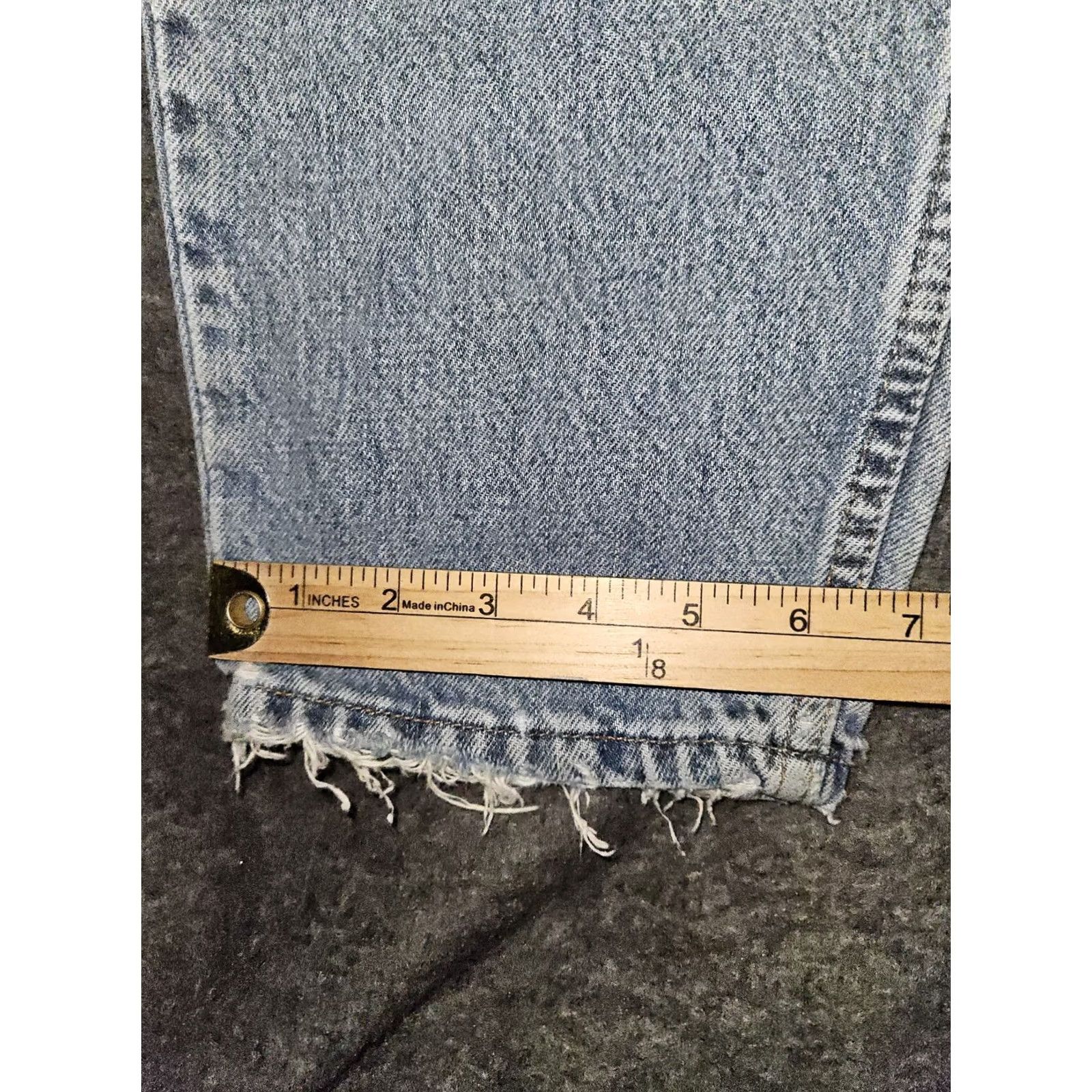 Levi's VINTAGE Levi's 550 Relaxed Fit Tapered Jeans Women's 16 Regular Long 90s Grunge Size 38" / US 16 / IT 52 - 6 Thumbnail