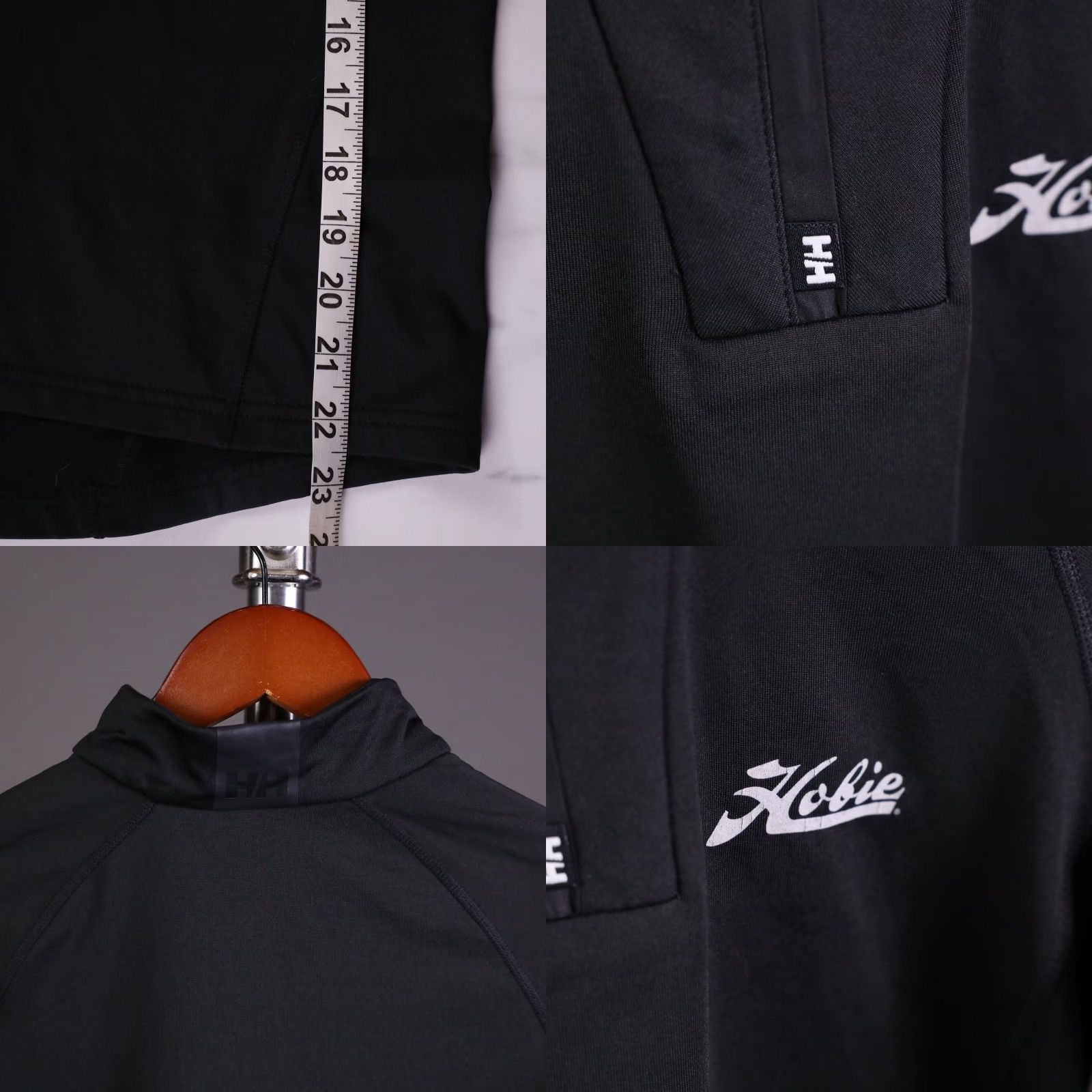 Helly Hansen Helly Hansen Midlayer Shirt Womens S Black 1/2 Zip Mock Neck Athletic Size S / US 4 / IT 40 - 8 Thumbnail