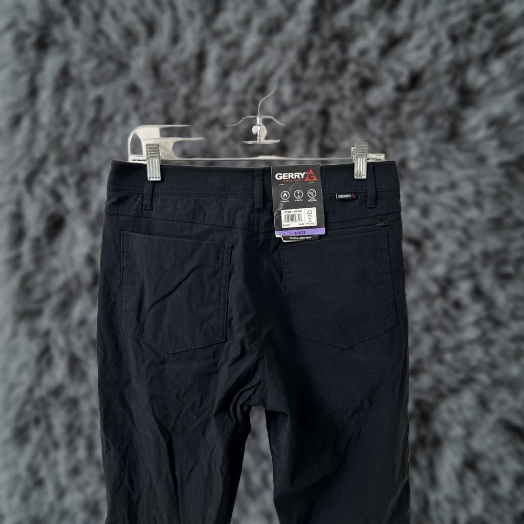 Vintage Gerry Fleece Lined Pants Mens 30x32 Black Water Resistant Stretch Pockets NWT Size US 30 / EU 46 - 1 Thumbnail