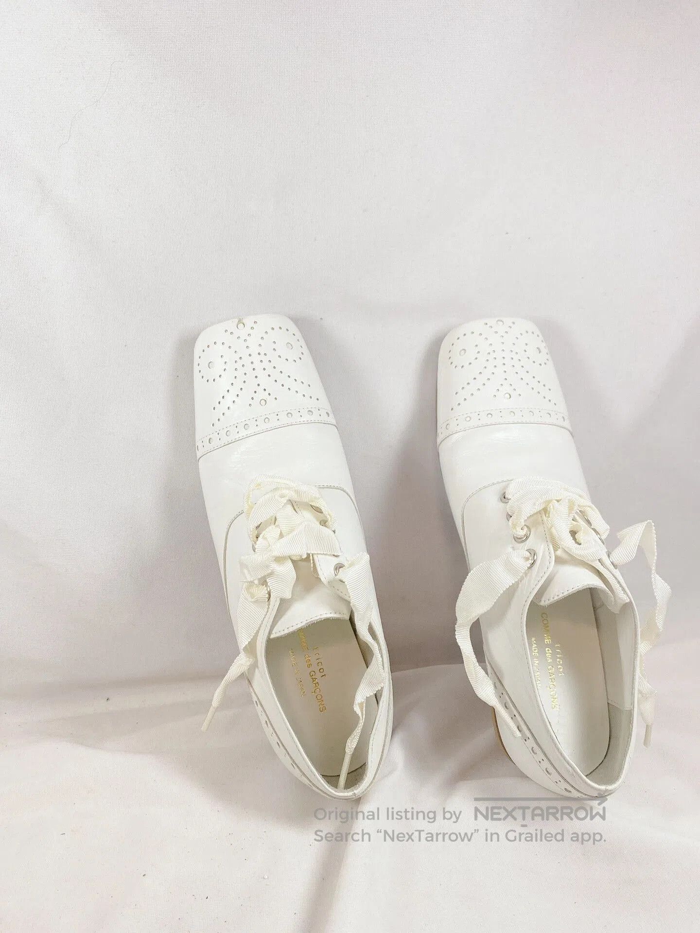 Tricot Comme des Garcons Tricot Comme des Garçons White Lace. Size US 6 / IT 36 - 3 Thumbnail