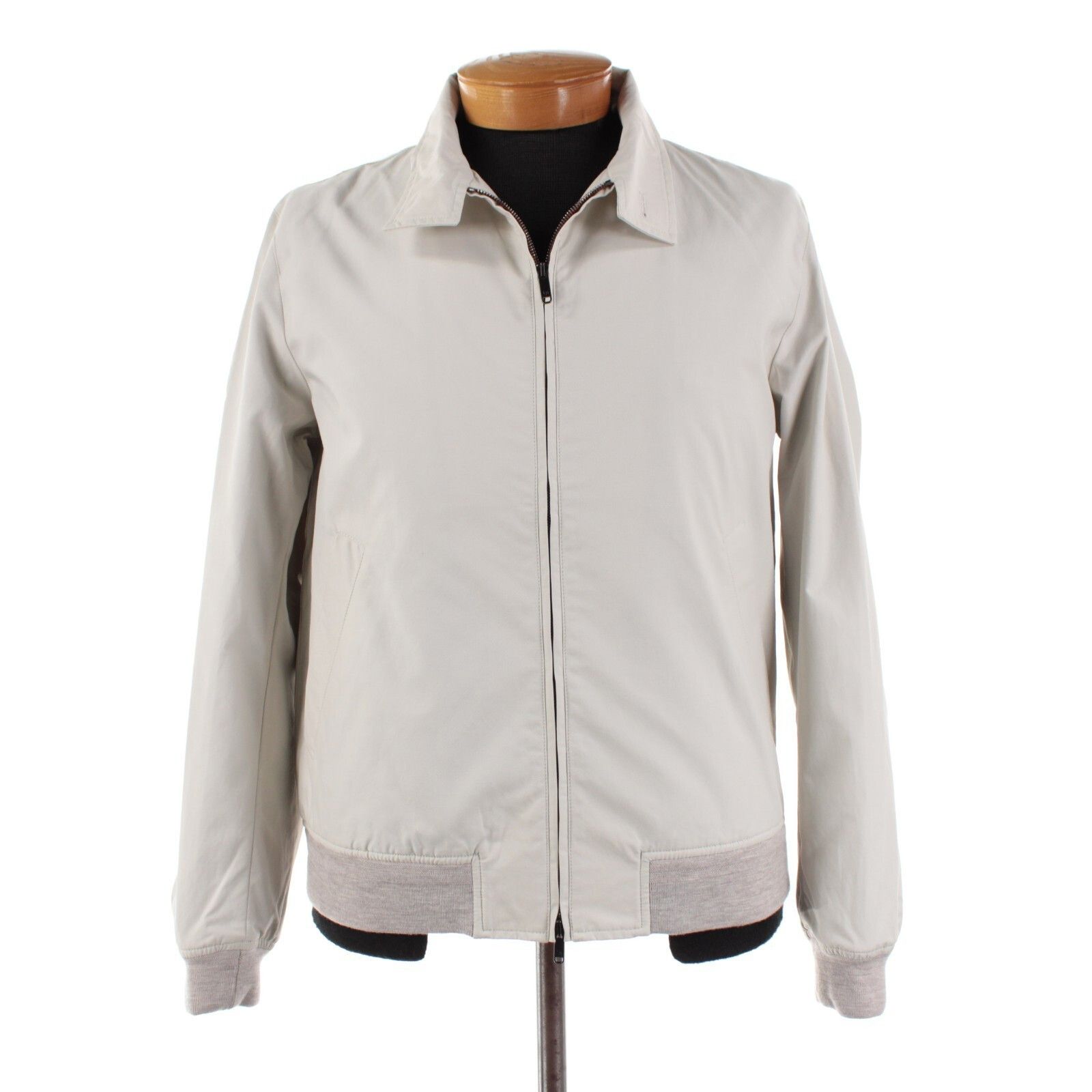 Luciano Barbera Jacket Size M US In Beige Cotton Blend