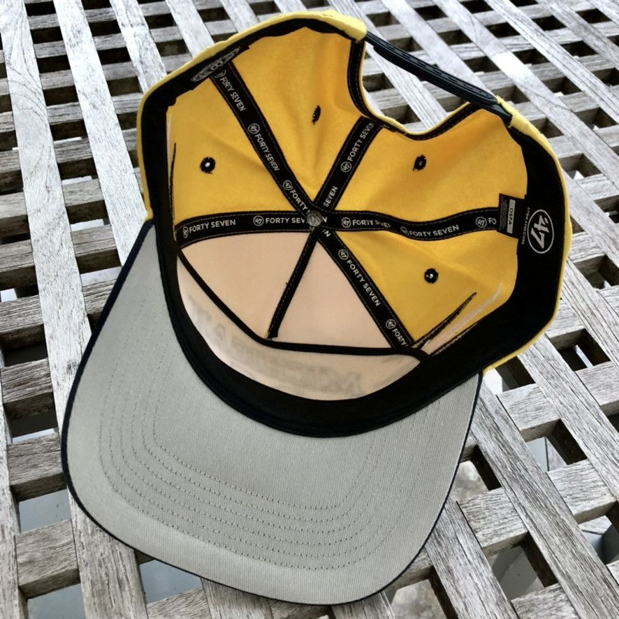 NBA Michigan Wolverines Diamond Cut 47 A Frame Snapback Cap Hat Size ONE SIZE - 4 Thumbnail
