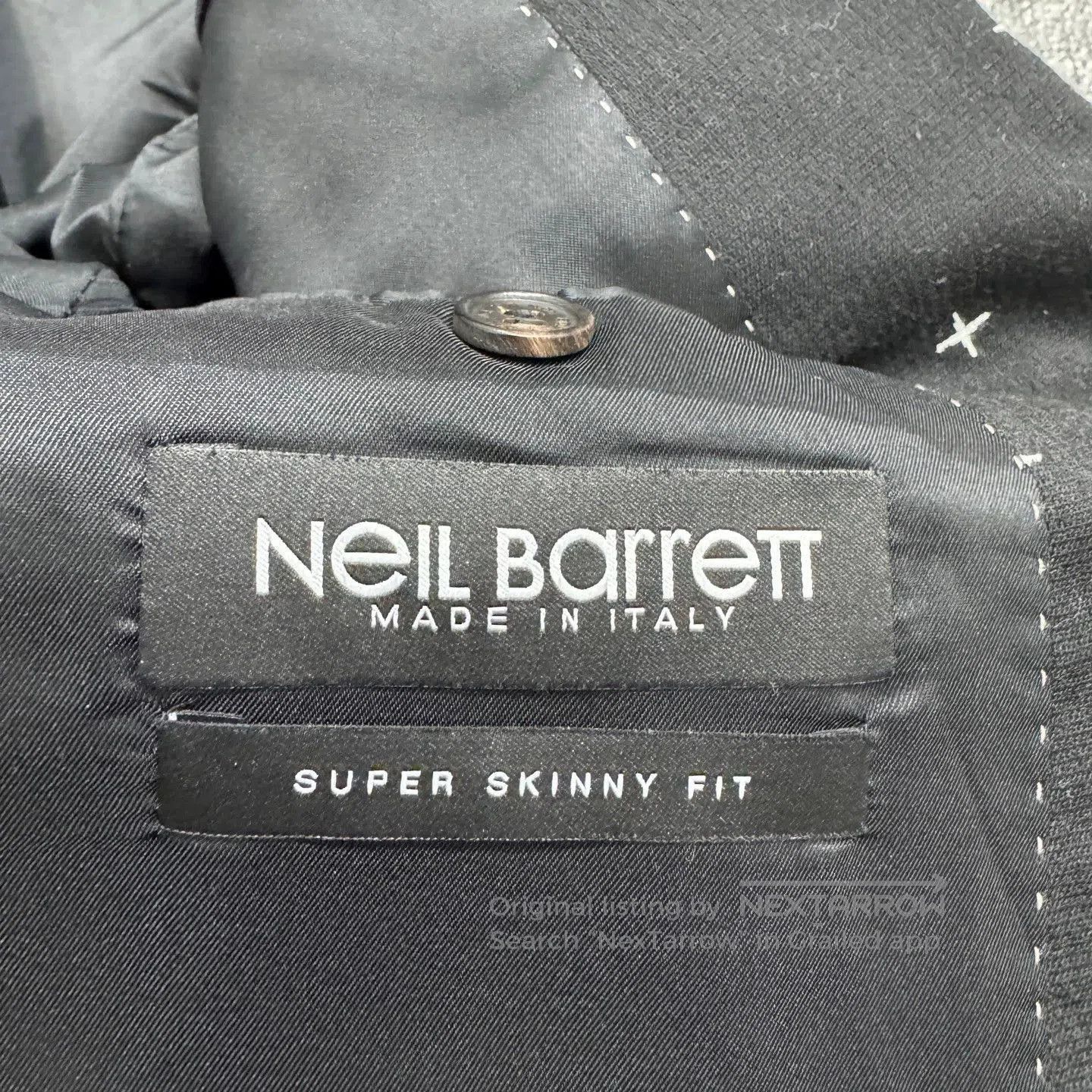 Neil Barrett Black Star Pattern Single. Size US M / EU 48-50 / 2 - 2 Thumbnail