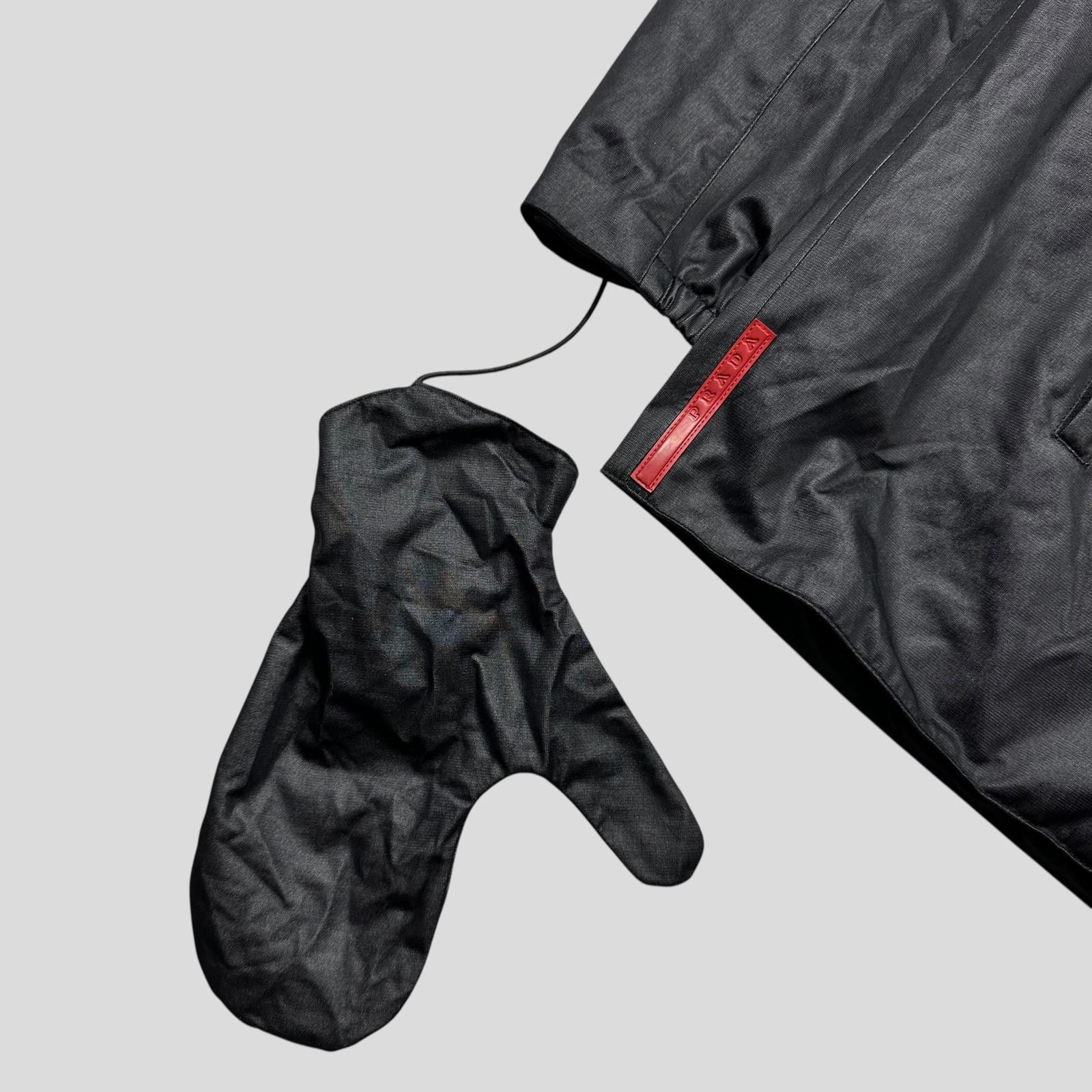 Prada Prada Sport 1999 Hydrophobic Taped Reversible Glove Jacket L Size US L / EU 52-54 / 3 - 4 Thumbnail