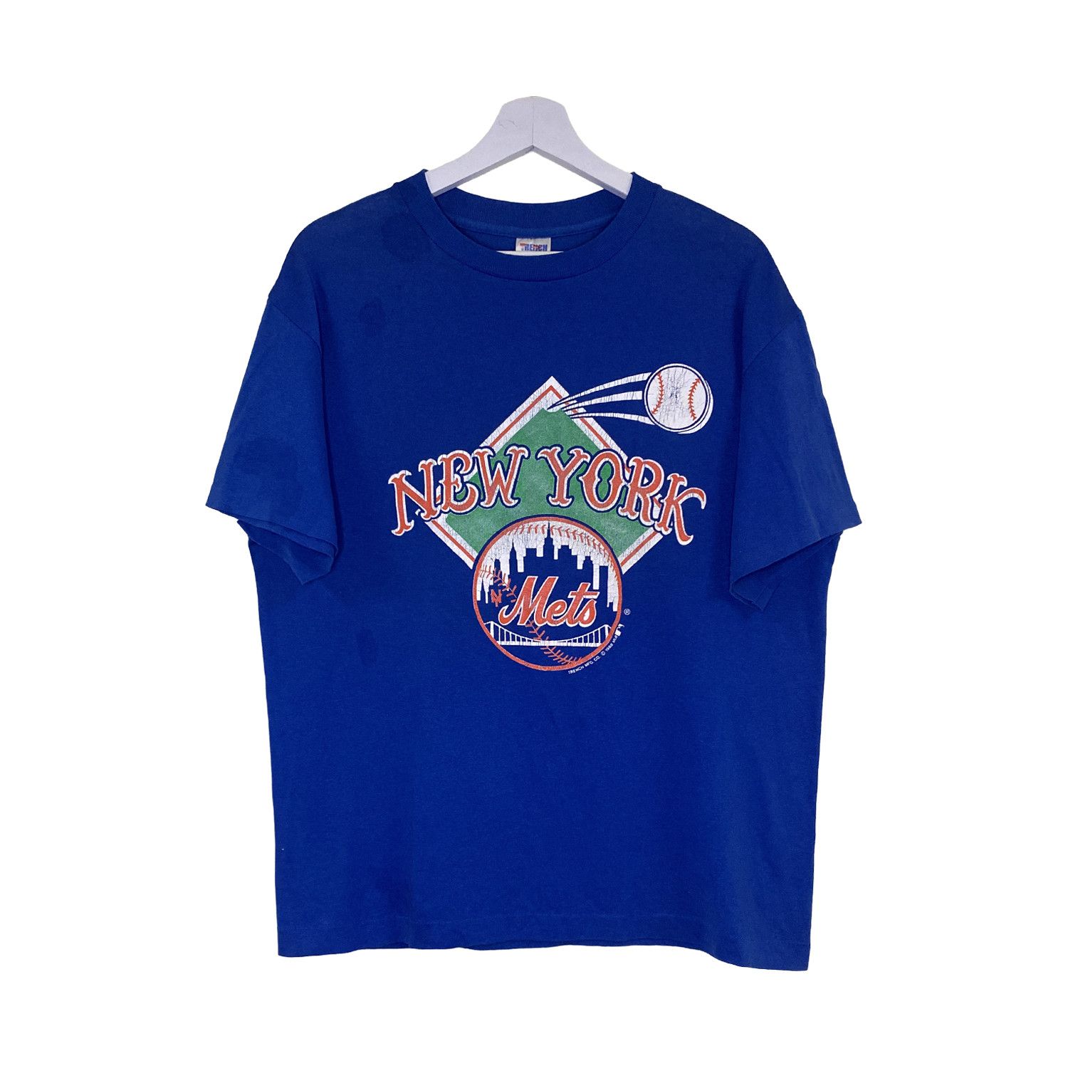 Vintage 80s New York Mets NYC Skyline T-Shirt