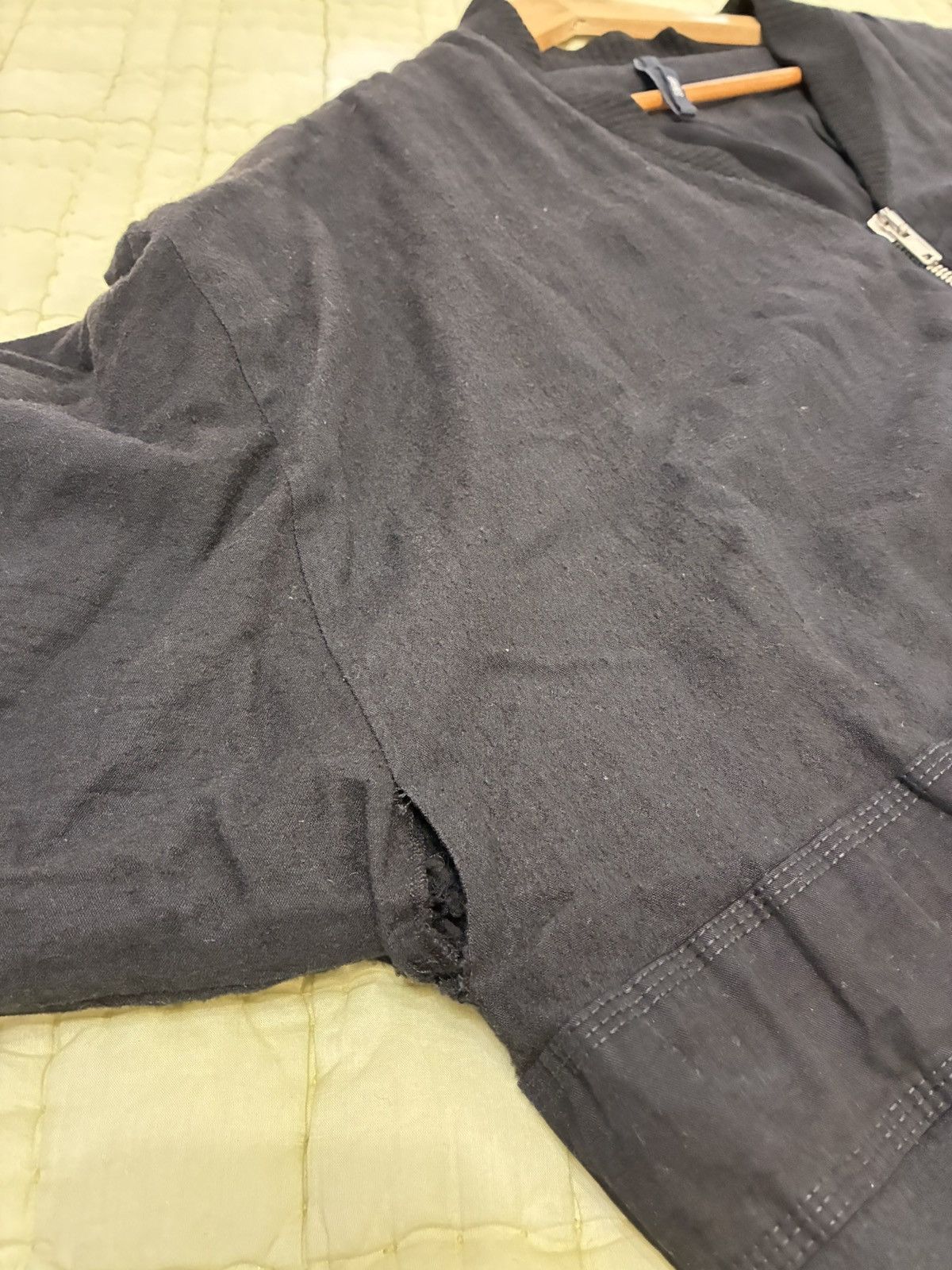 Damir Doma Damir Doma Black Utility Zip Jacket with Contrast Cord Stops Size US XL / EU 56 / 4 - 9 Thumbnail