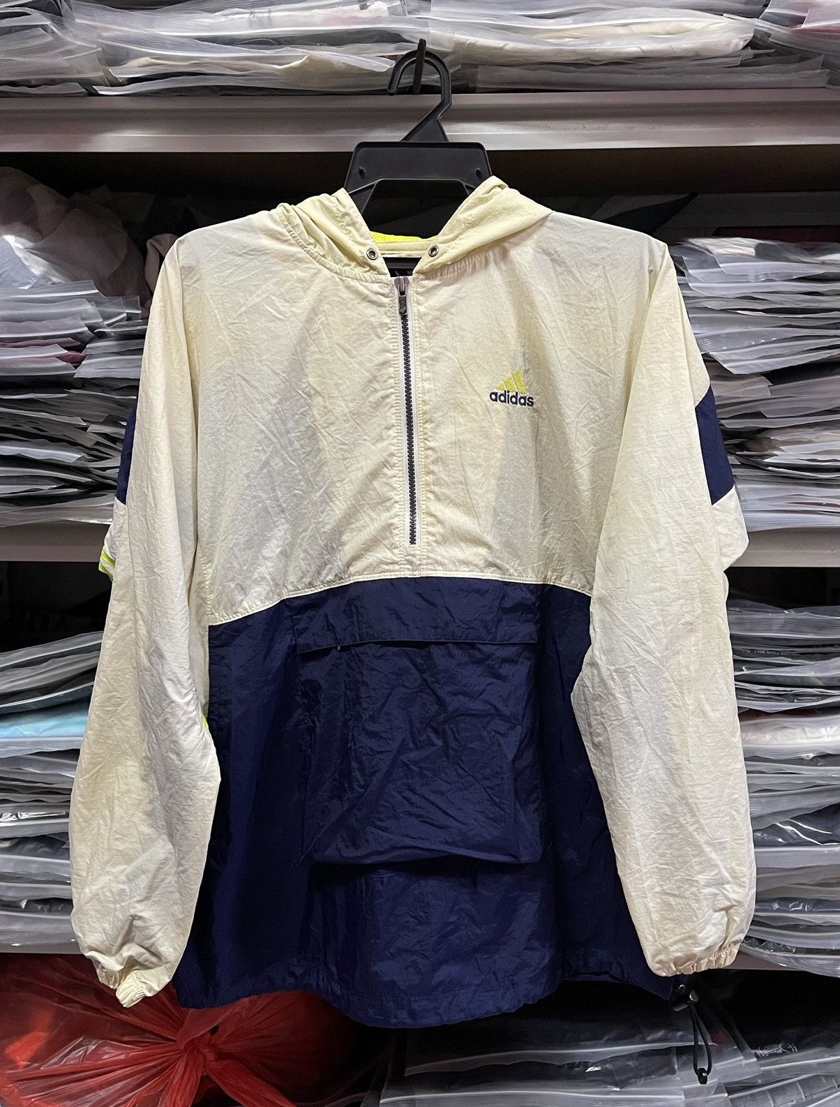 Adidas Vintage 90s Adidas Anorak Very Rare🔥🔥🔥 Size US L / EU 52-54 / 3 - 1 Thumbnail
