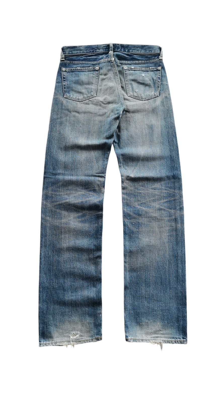 Japanese Brand Vintage DMG Distressed Japanese Denim Jeans Size US 30 / EU 46 - 7 Thumbnail