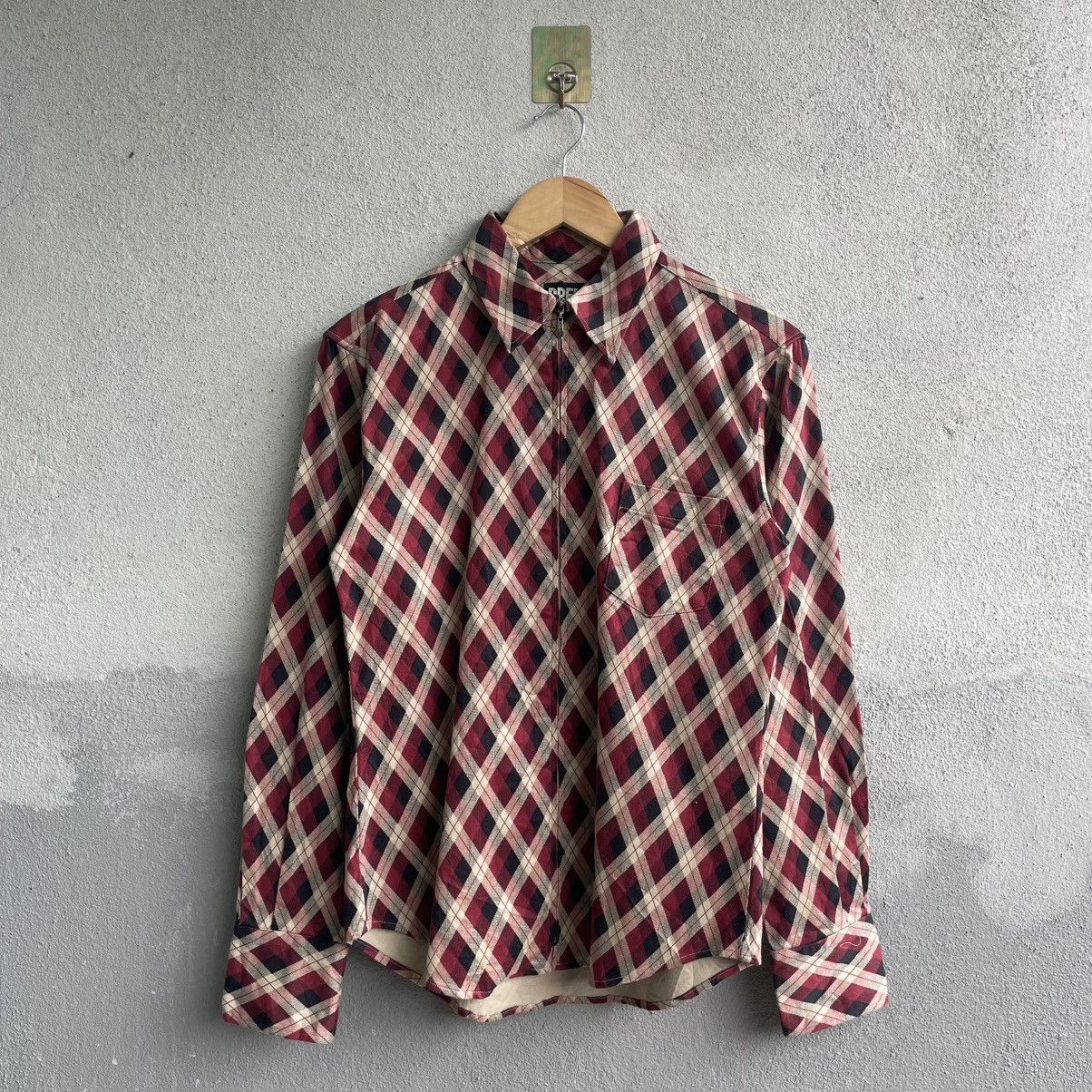 20471120 × Beauty Beast × PPFM Vintage PPFM Punk Style Red Tartan Jacket Size US M / EU 48-50 / 2 - 1 Thumbnail