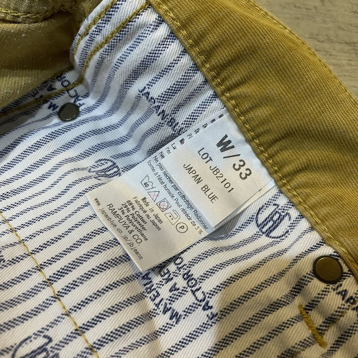 Japan Blue × Japanese Brand × Vintage Japan blue pant Size US 33 - 6 Thumbnail