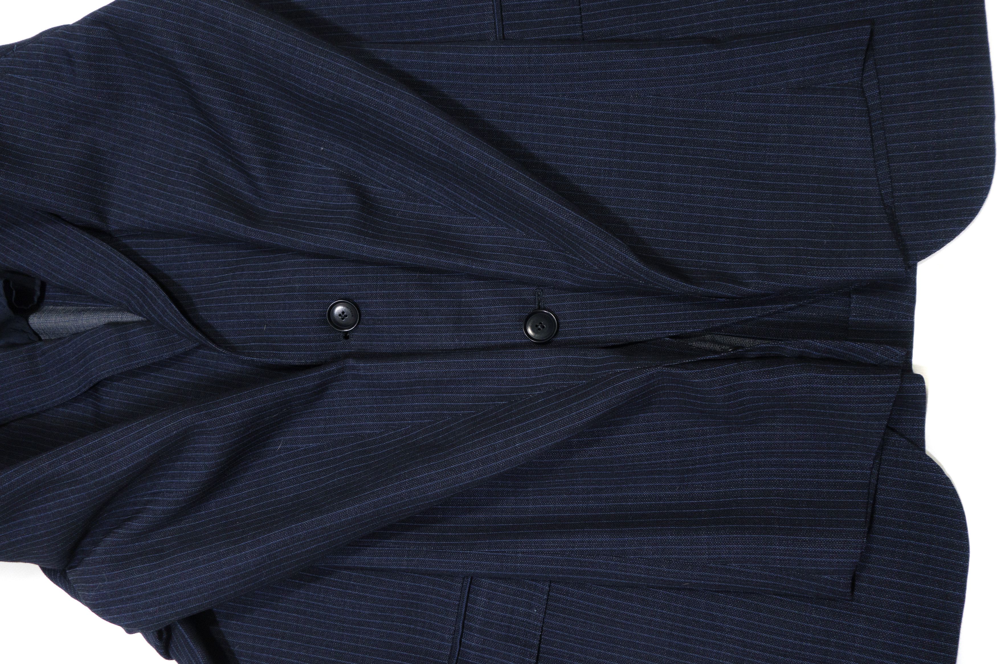 Boglioli Covent Pinstripe 100% Virgin Wool Drop 6 Suit Size 54R - 6 Thumbnail