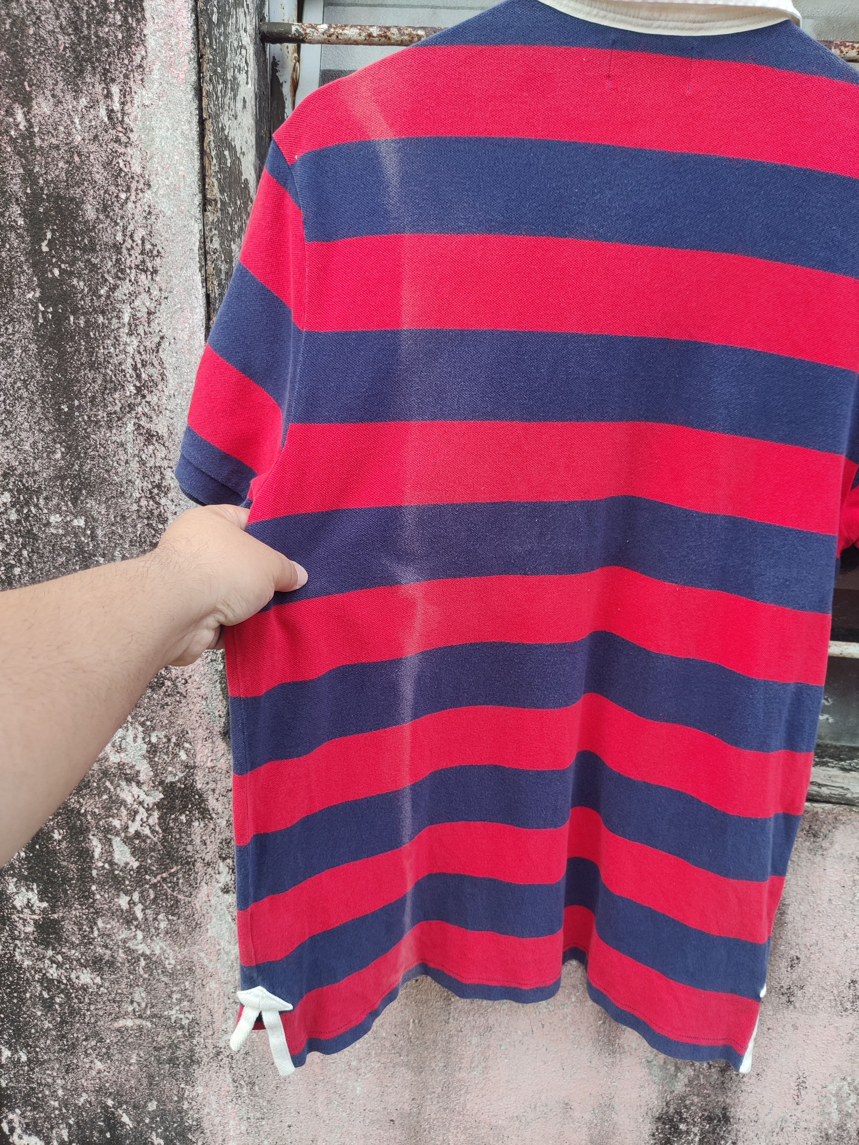 Ralph Lauren Vintage Sun Faded Ralph Lauren Rugby Stripe Shirt Size US L / EU 52-54 / 3 - 8 Thumbnail