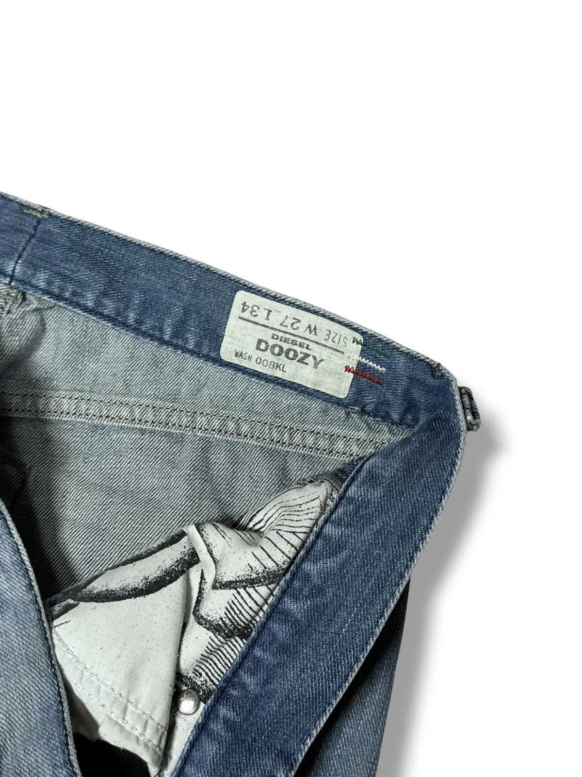 Diesel Vintage Diesel Doozy Faded Jeans Y2K 2000s Avantgarde Size US 28 / EU 44 - 8 Thumbnail