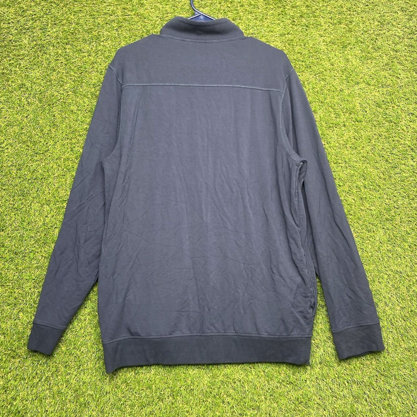 TravisMathew Travis Mathew Sweatshirt Mens Medium Blue Long Sleeve 1/4 Zip Quarter Golfing Size US M / EU 48-50 / 2 - 2 Thumbnail