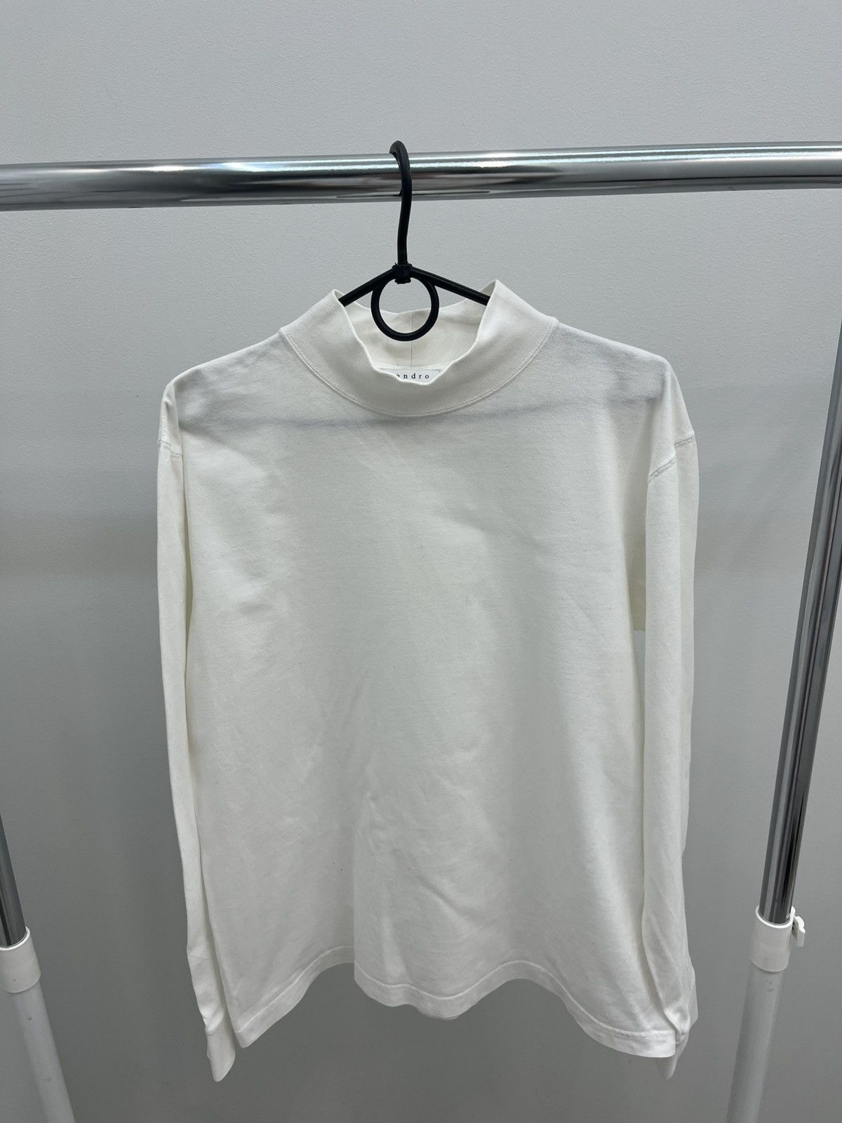 Sandro Sandro High Neck Long Sleeve Tee T-Shirt Size US M / EU 48-50 / 2 - 2 Thumbnail