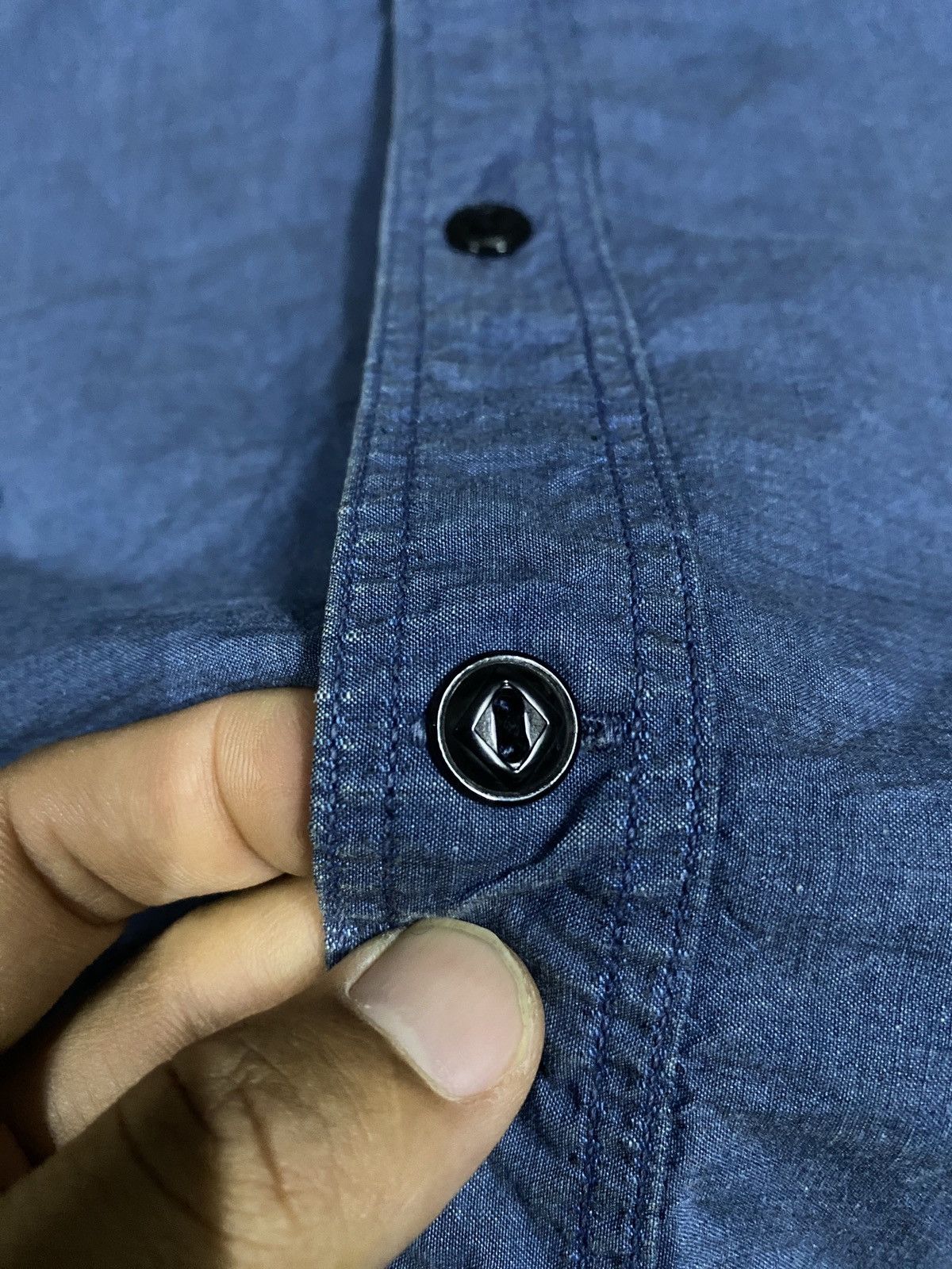 Freemans Sporting Club × Japanese Brand Freeman Sporting Club Chambray Shirt Size US S / EU 44-46 / 1 - 3 Thumbnail