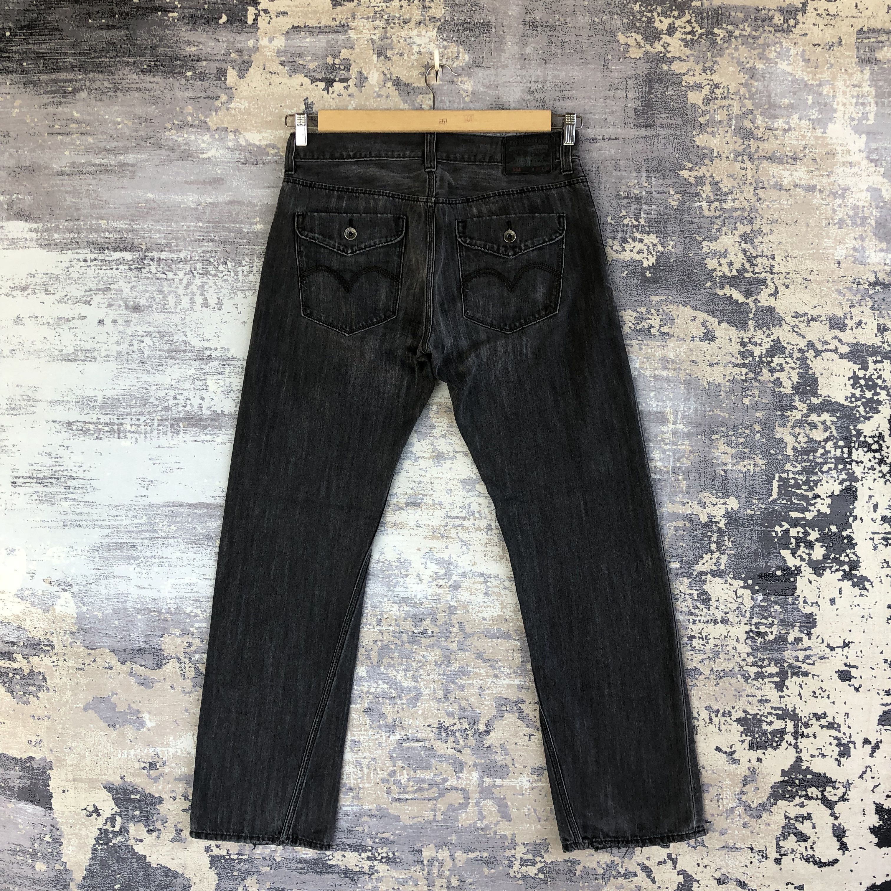 Levi's Vintage Super Black Levis 514 Jeans Levi's Faded Denim Size US 32 / EU 48 - 2 Thumbnail