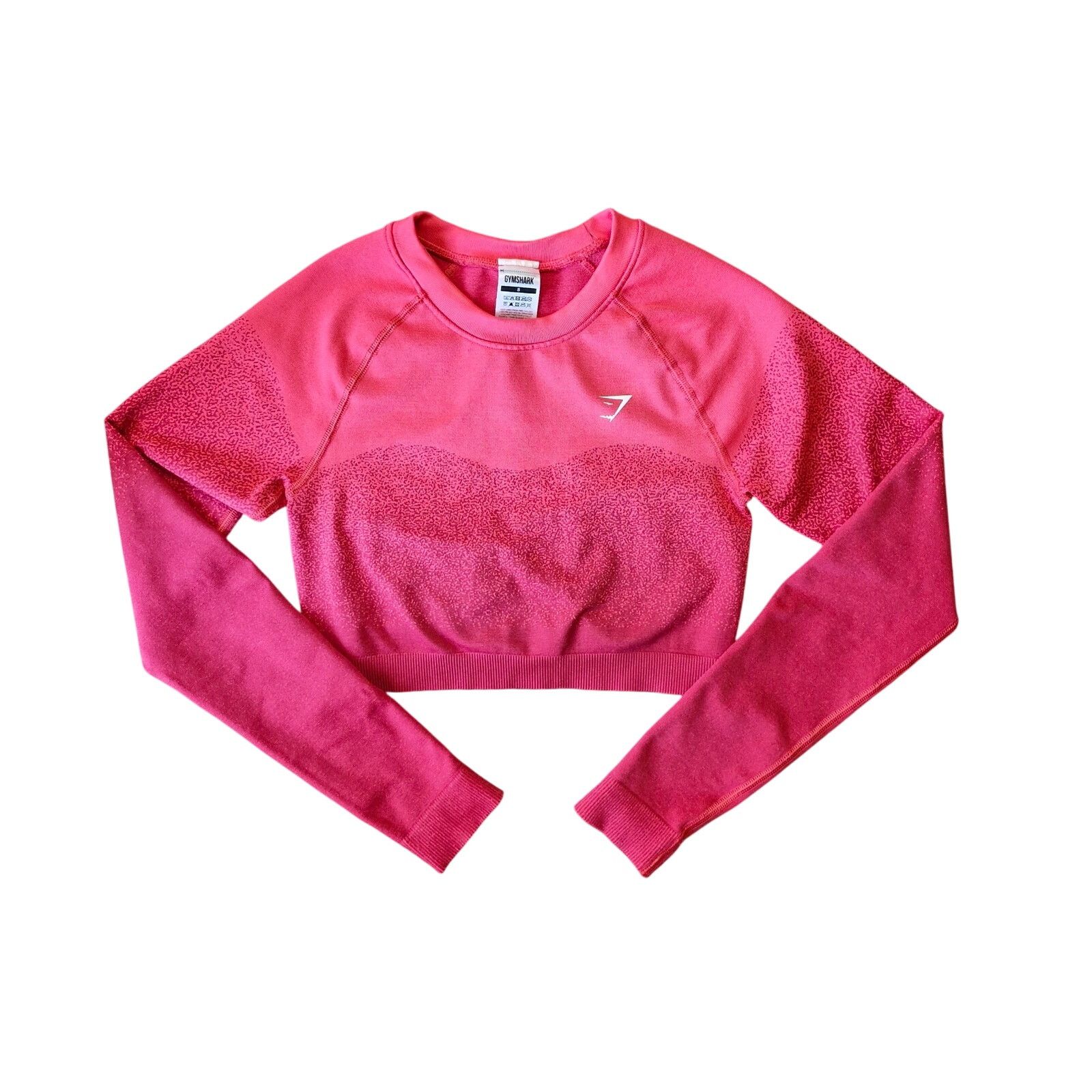 Gymshark Gymshark Adapt Seamless Ombre Crop Top Women’s S Pink Size S / US 4 / IT 40 - 1 Thumbnail