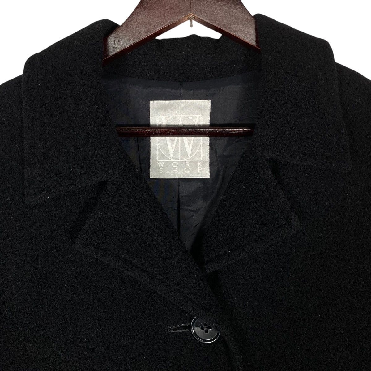 Vintage × Y's × Yohji Yamamoto Vintage 80s Yohji Yamamoto Workshop Long Coat Jacket Size M / US 6-8 / IT 42-44 - 16 Thumbnail