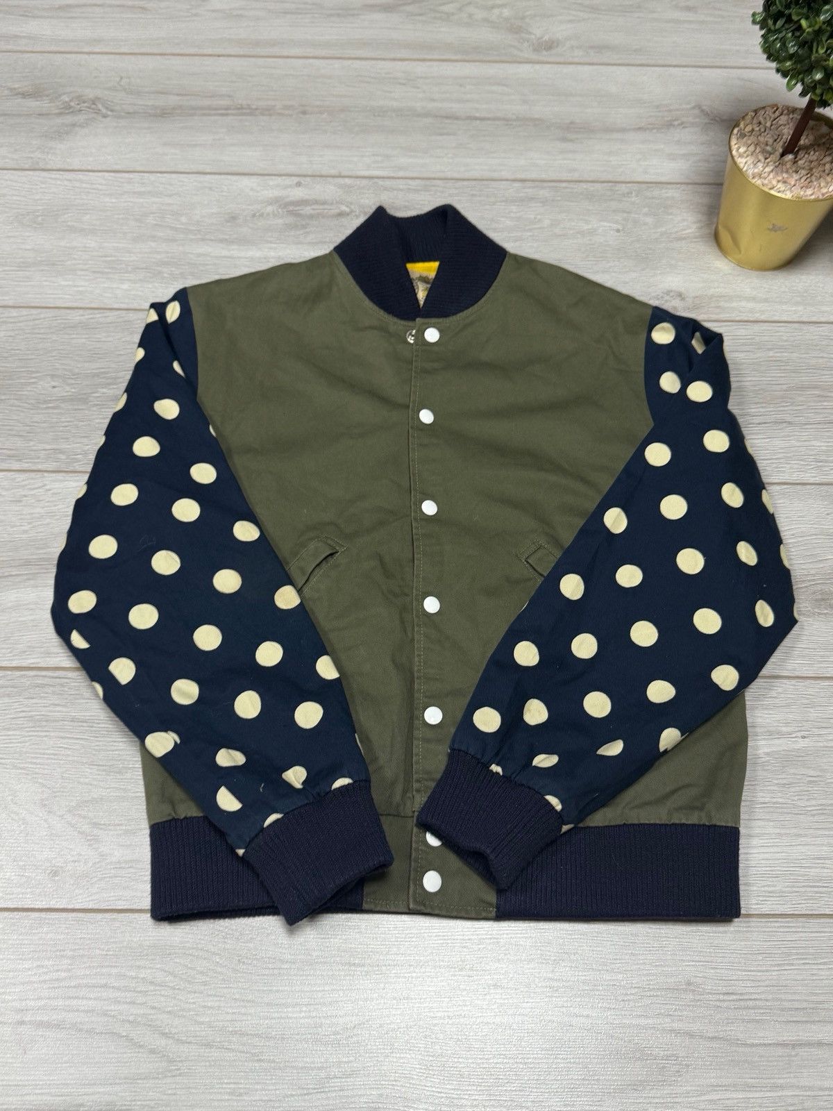 Billionaire Boys Club Billionaire Boys Club Bee Line polka dot vintage bomber Size US M / EU 48-50 / 2 - 2 Thumbnail
