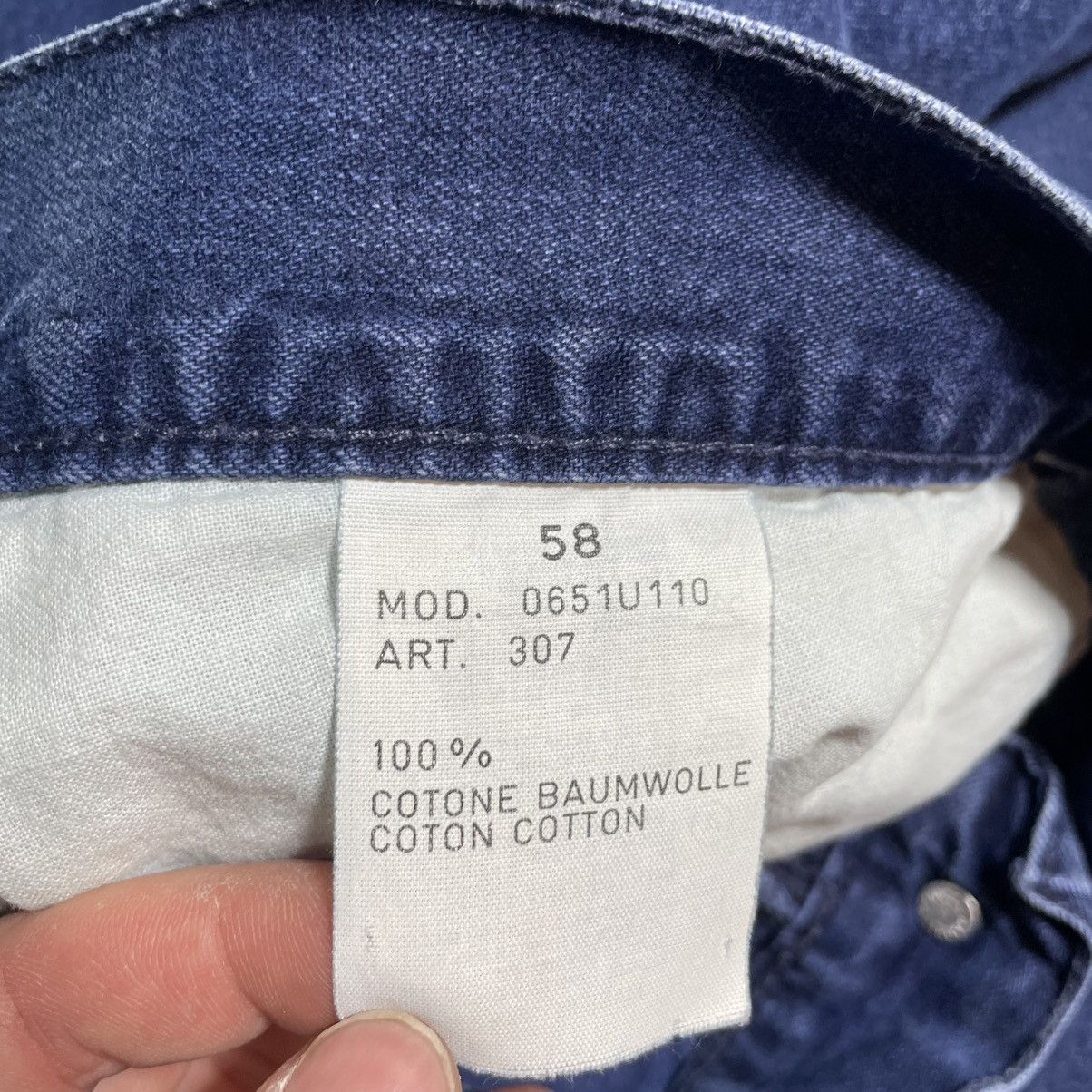 Pal Zileri Vintage blue jeans PAL ZILERI size 38 Size US 38 / EU 54 - 5 Thumbnail
