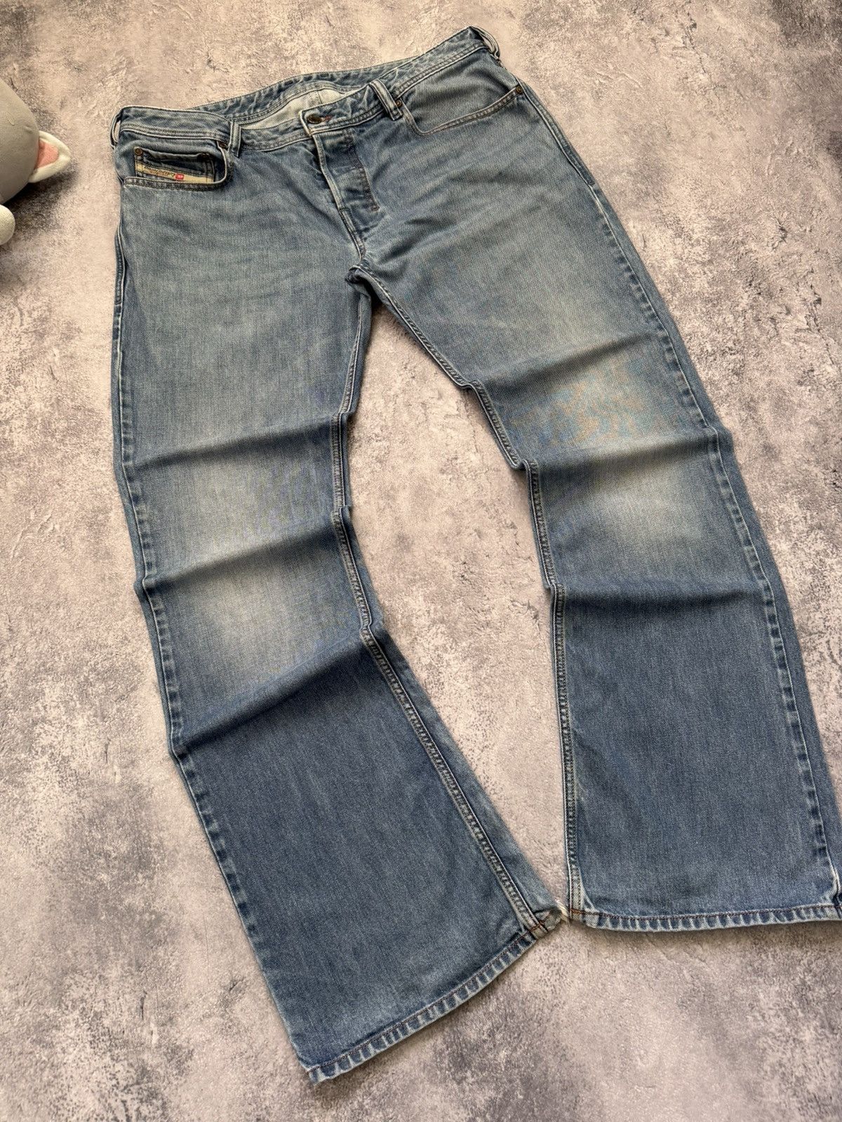 Diesel Vintage Diesel Jeans Baggy Distressed Flared Size US 36 / EU 52 - 7 Thumbnail