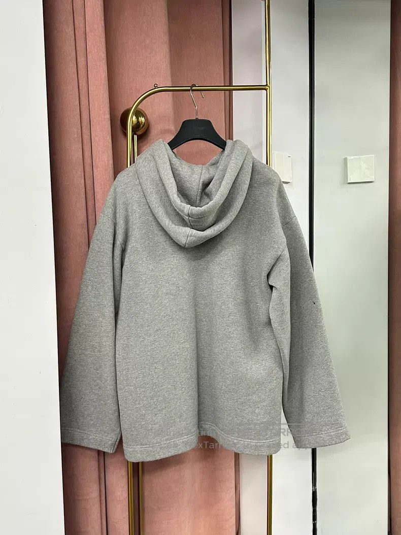 Acne Studios Acne Studios Gray Hooded Sweatshirt Size XXS / US 00 / IT 34 - 3 Thumbnail
