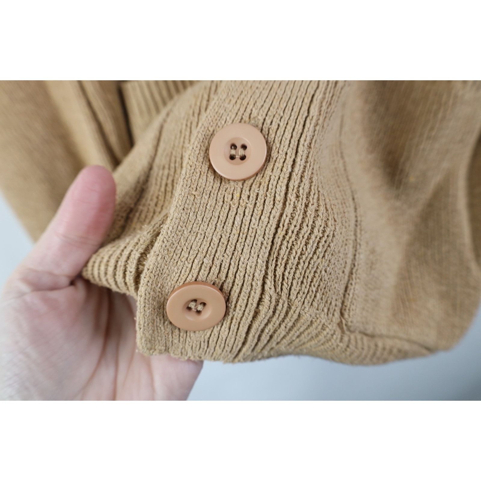 Vintage Vintage 90s Streetwear Silk Ribbed Knit Cardigan Sweater Size US M / EU 48-50 / 2 - 5 Thumbnail
